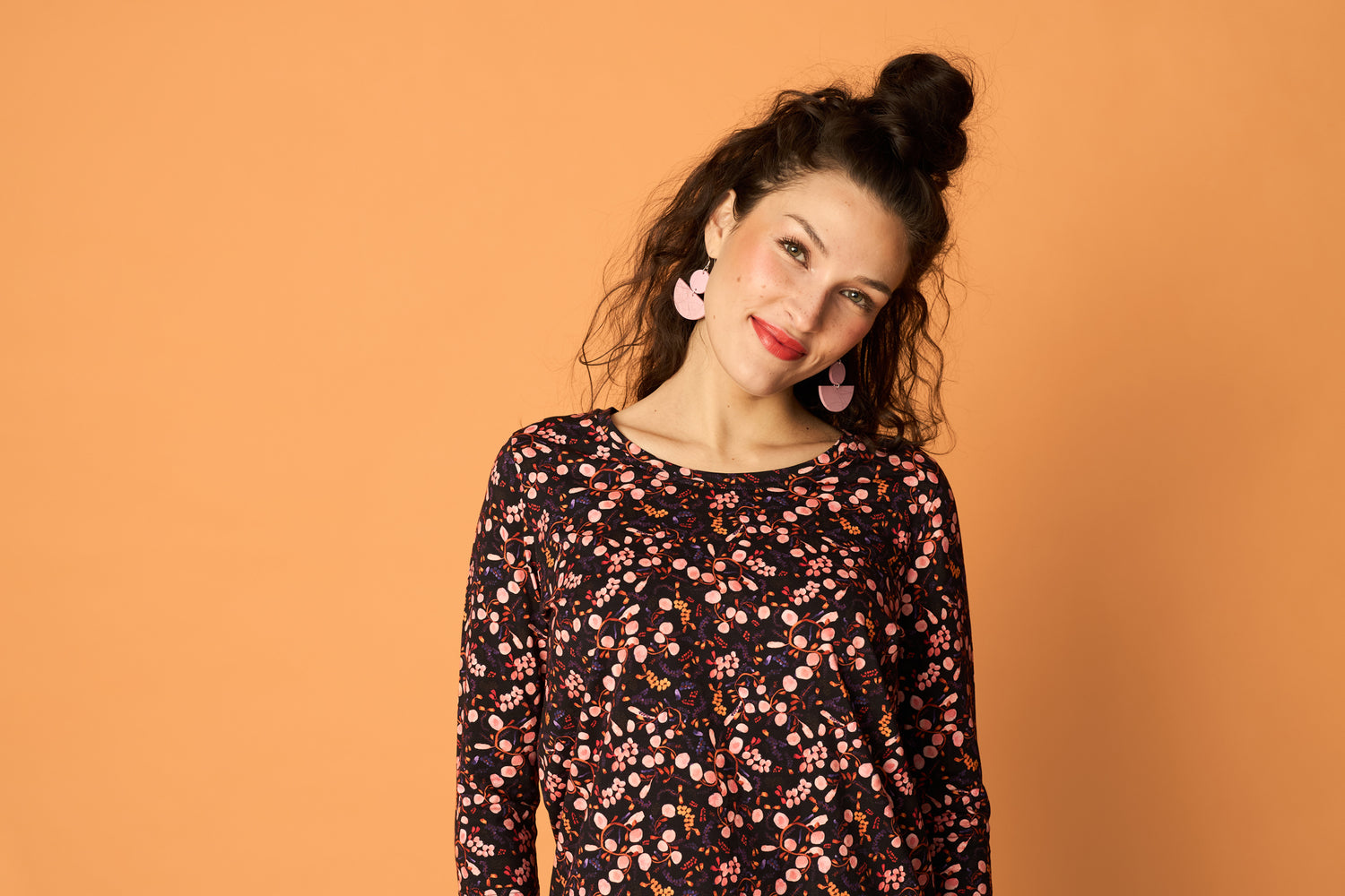 3/4-HIHAINEN PAITA, Berrycloud