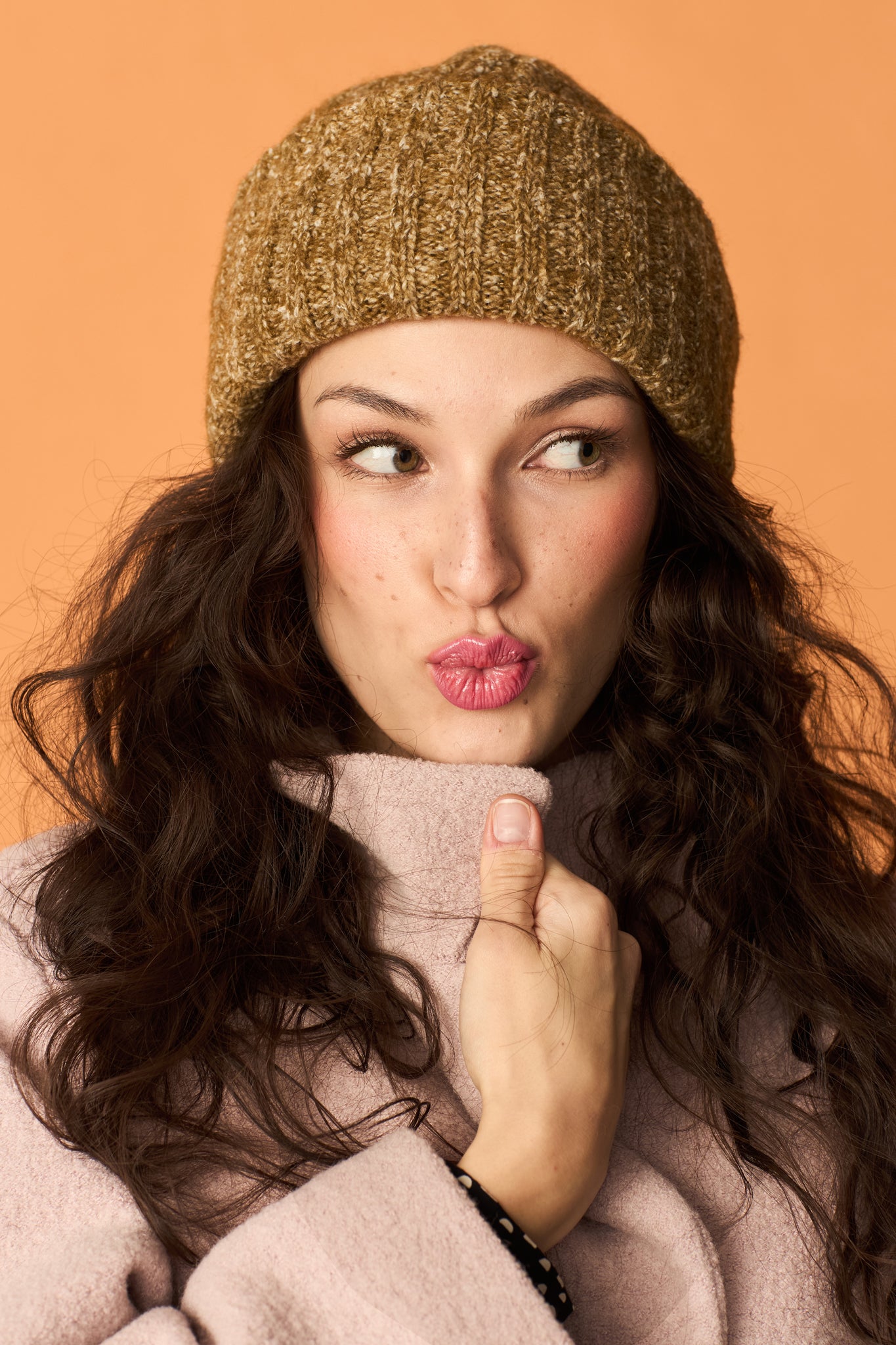 GIANT-pipo, Golden Green, Fluffy knit