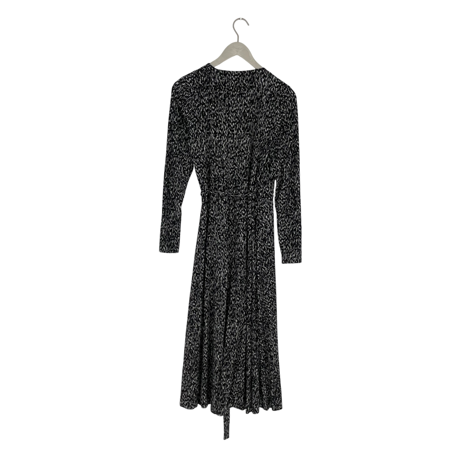 Wrap around dress, black/white | woman S