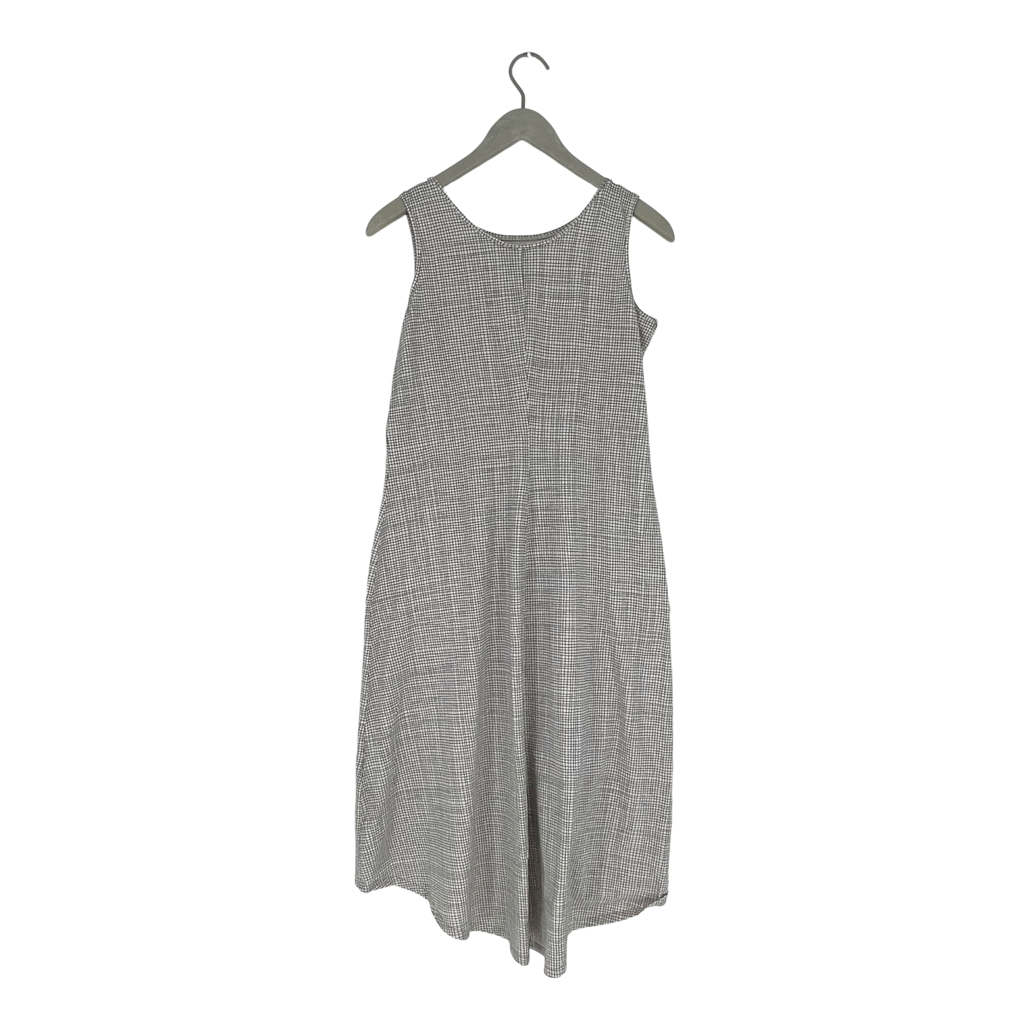 Sleeveless dress, grid | woman S
