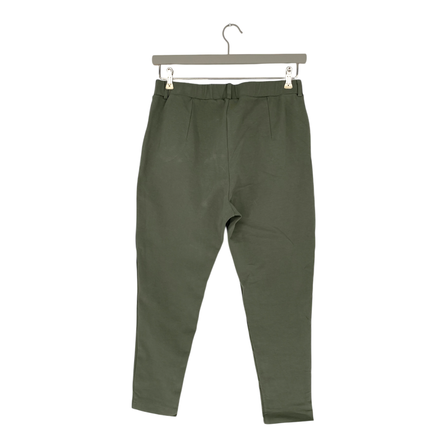Cropped sweatpants, moss green | woman L