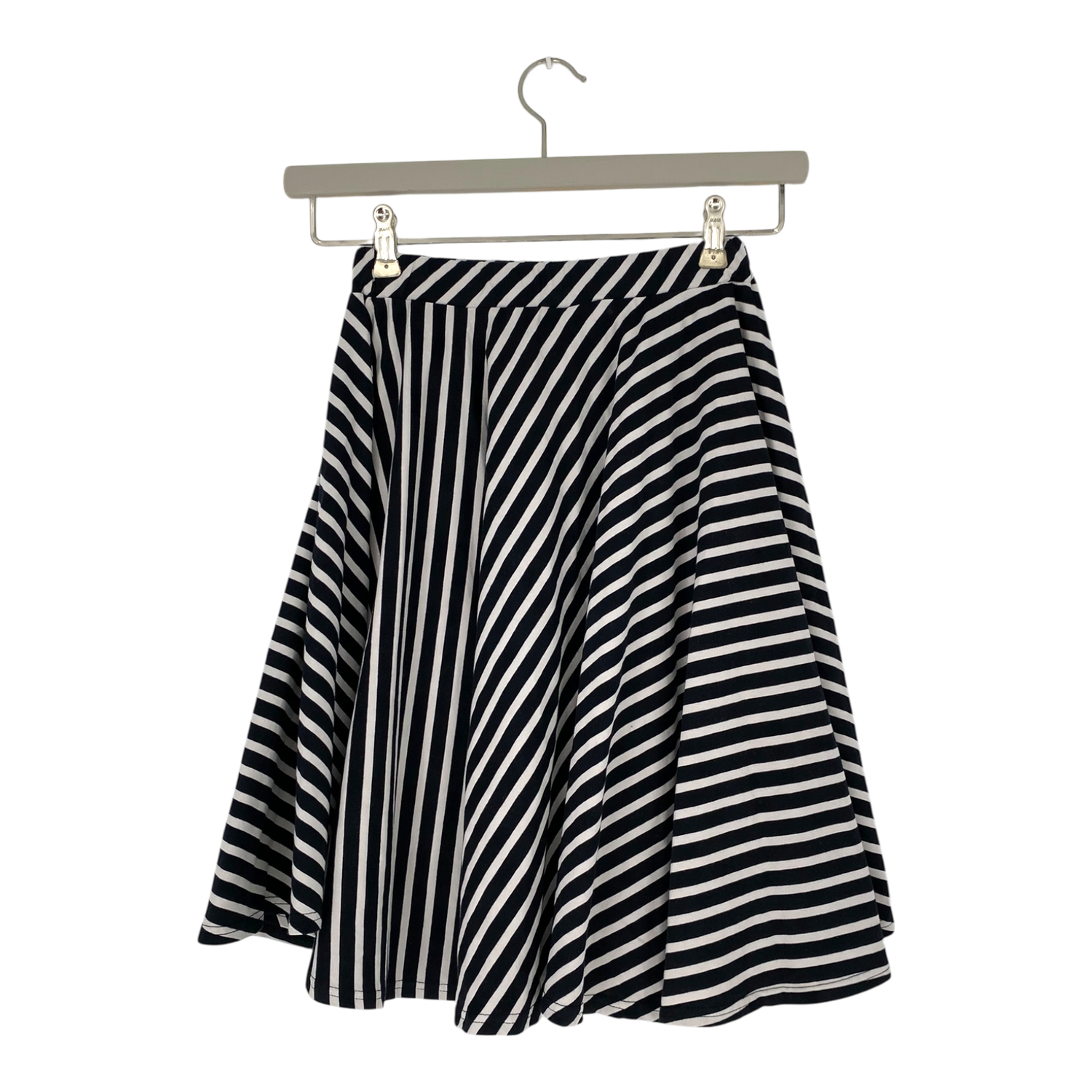 Stripe skirt, black/white | woman S