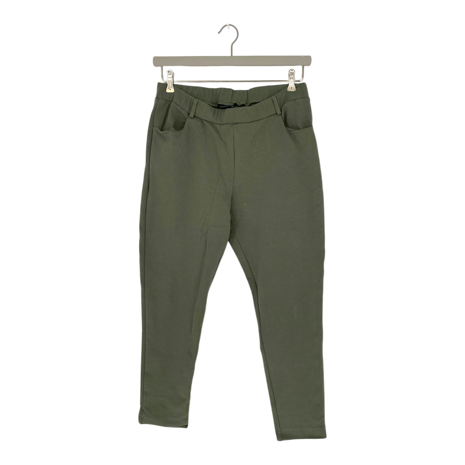 Cropped sweatpants, moss green | woman L