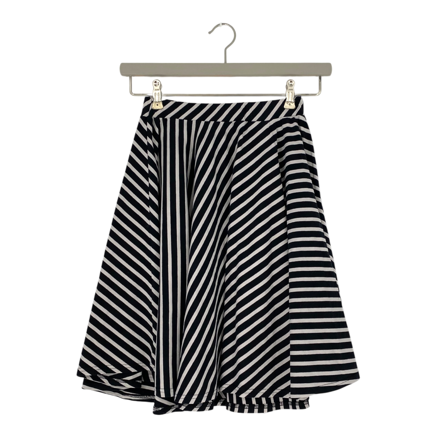 Stripe skirt, black/white | woman S