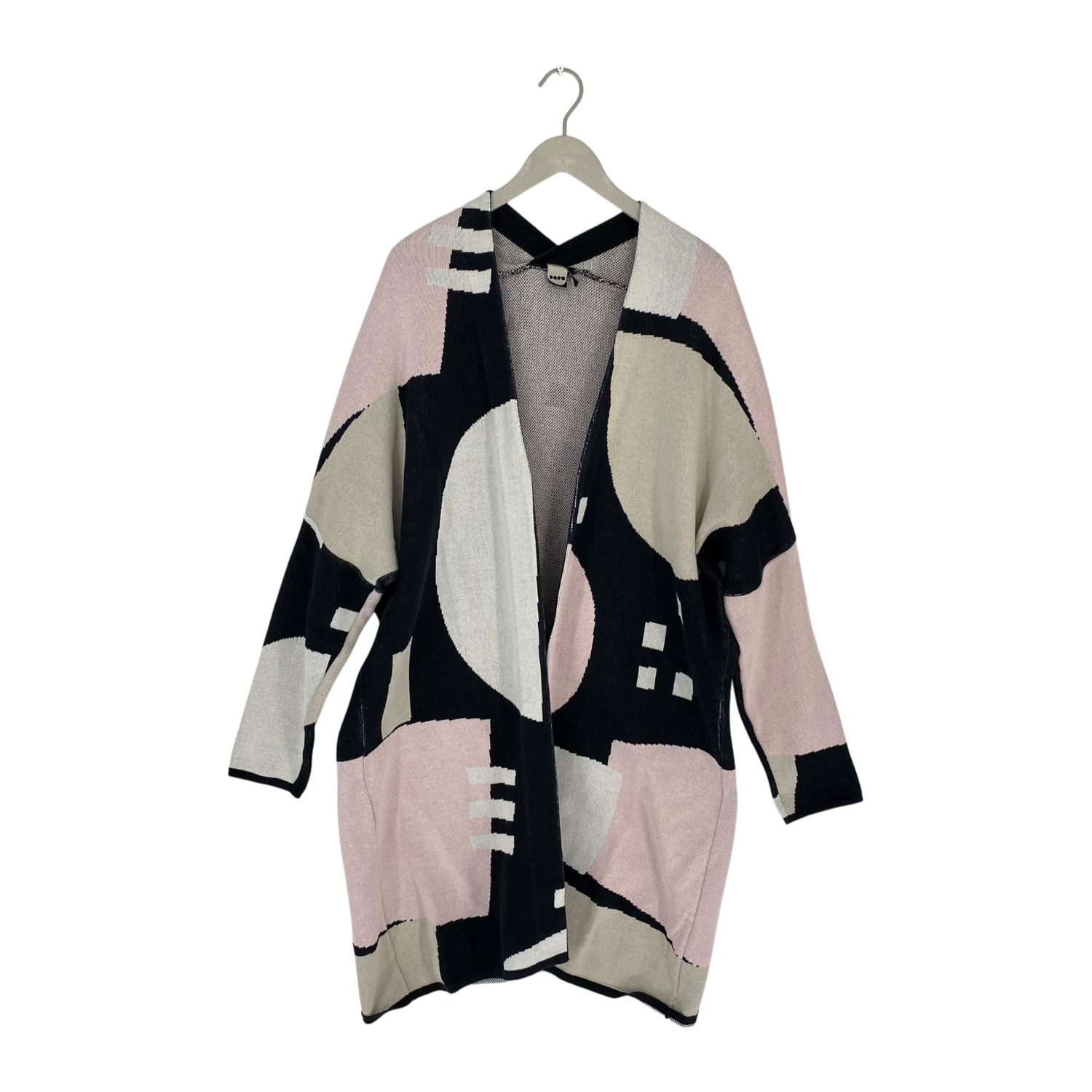 Long knitted cardigan, multicolor | woman M/L