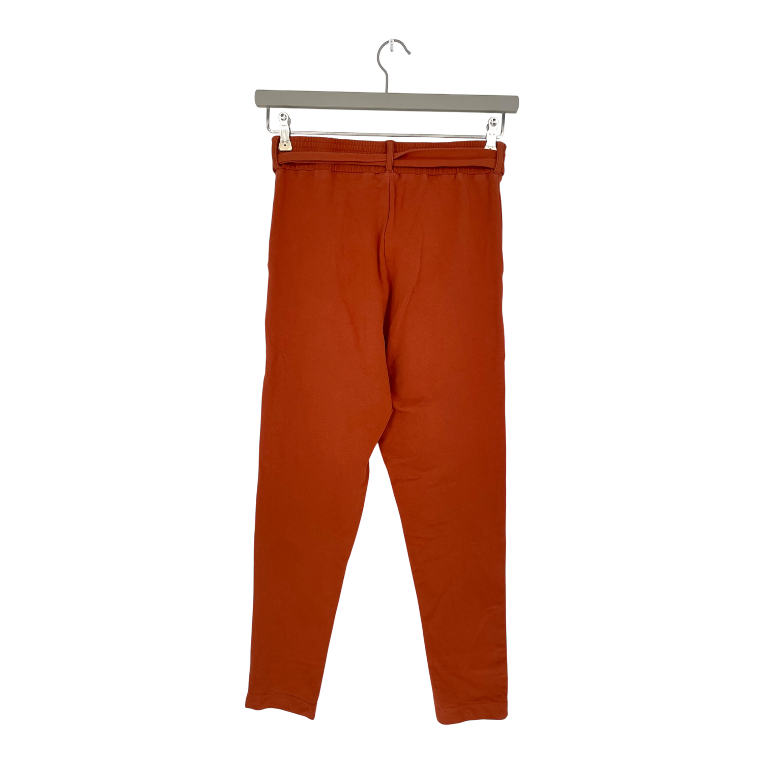 Belted sweatpants, orange | woman XS