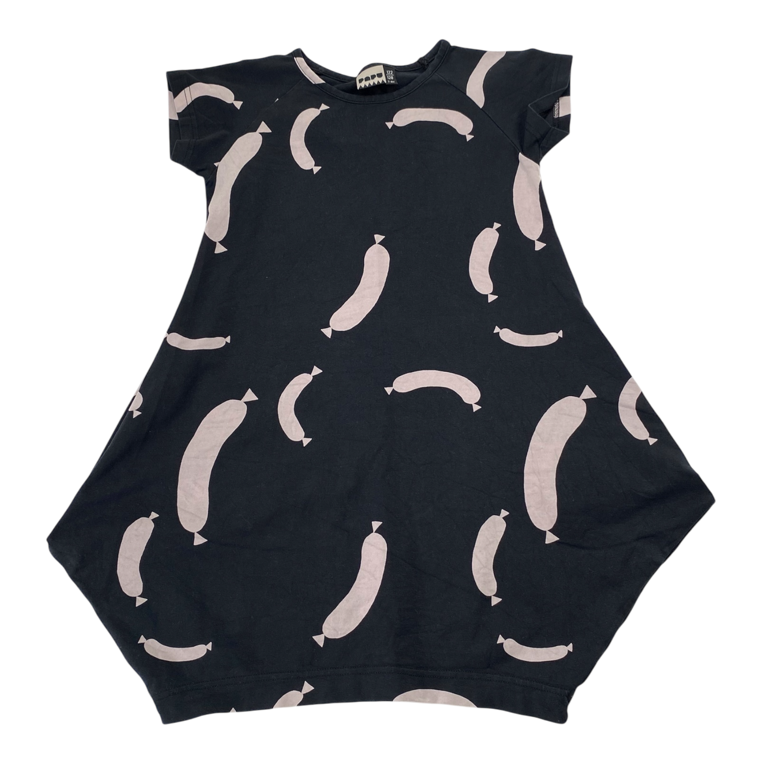 T-shirt kanto dress, sausage | 122/128cm