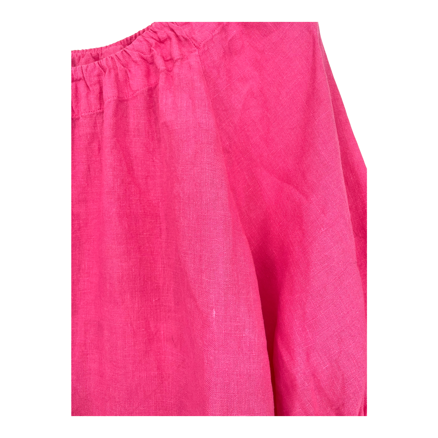 Pouch linen shirt, pink | woman M