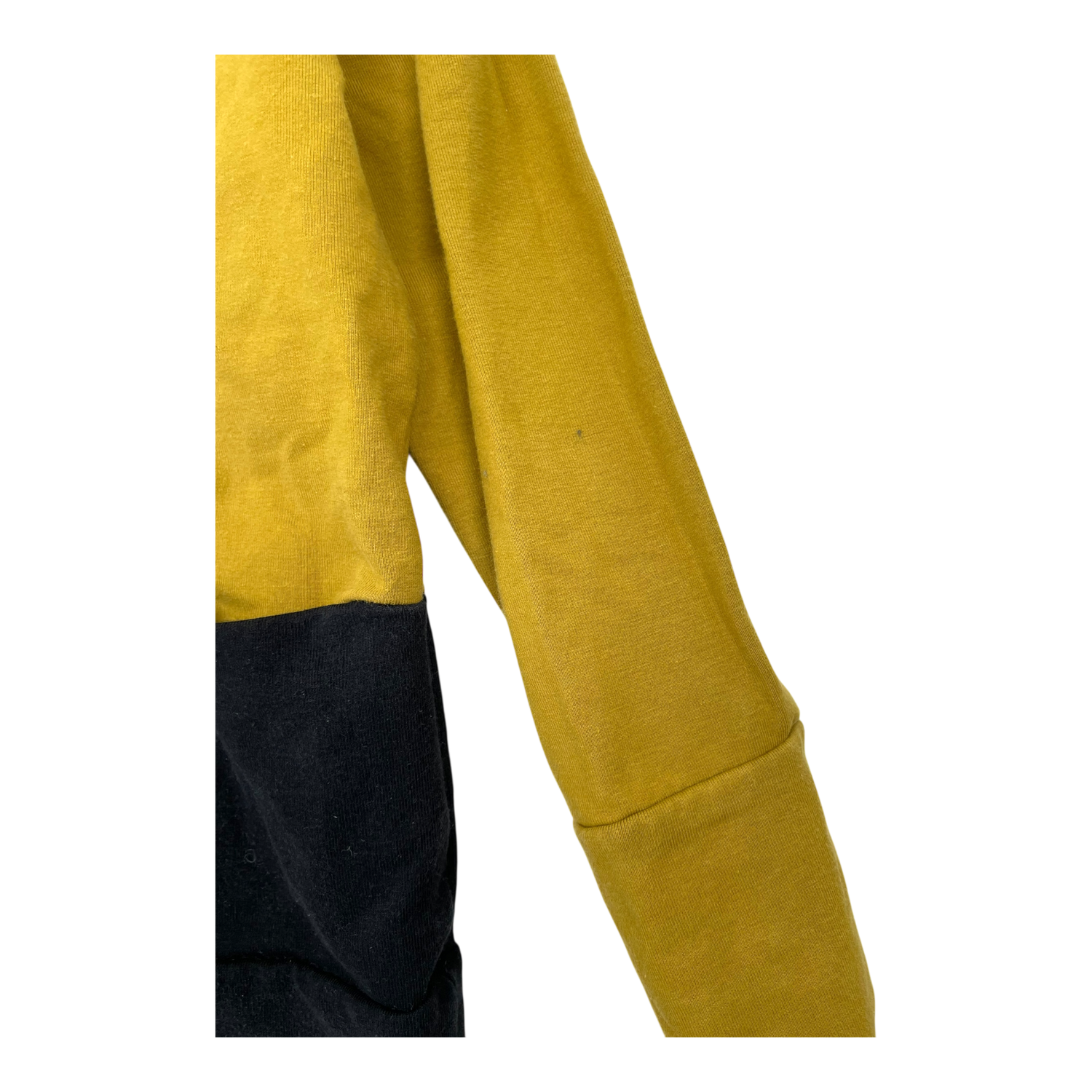 Sweatshirt, black and yellow | 98/104cm
