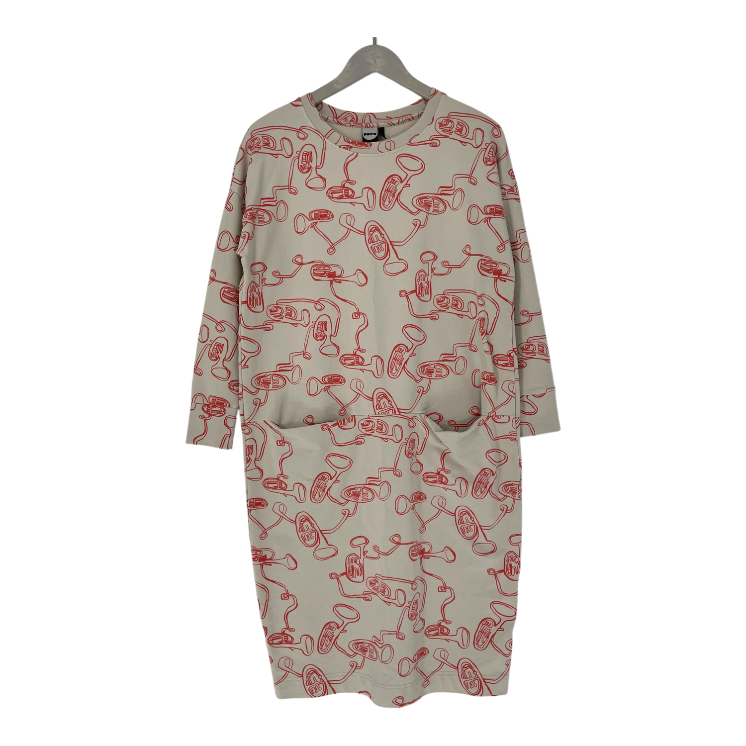 Giant split dress, trumpets | woman XS