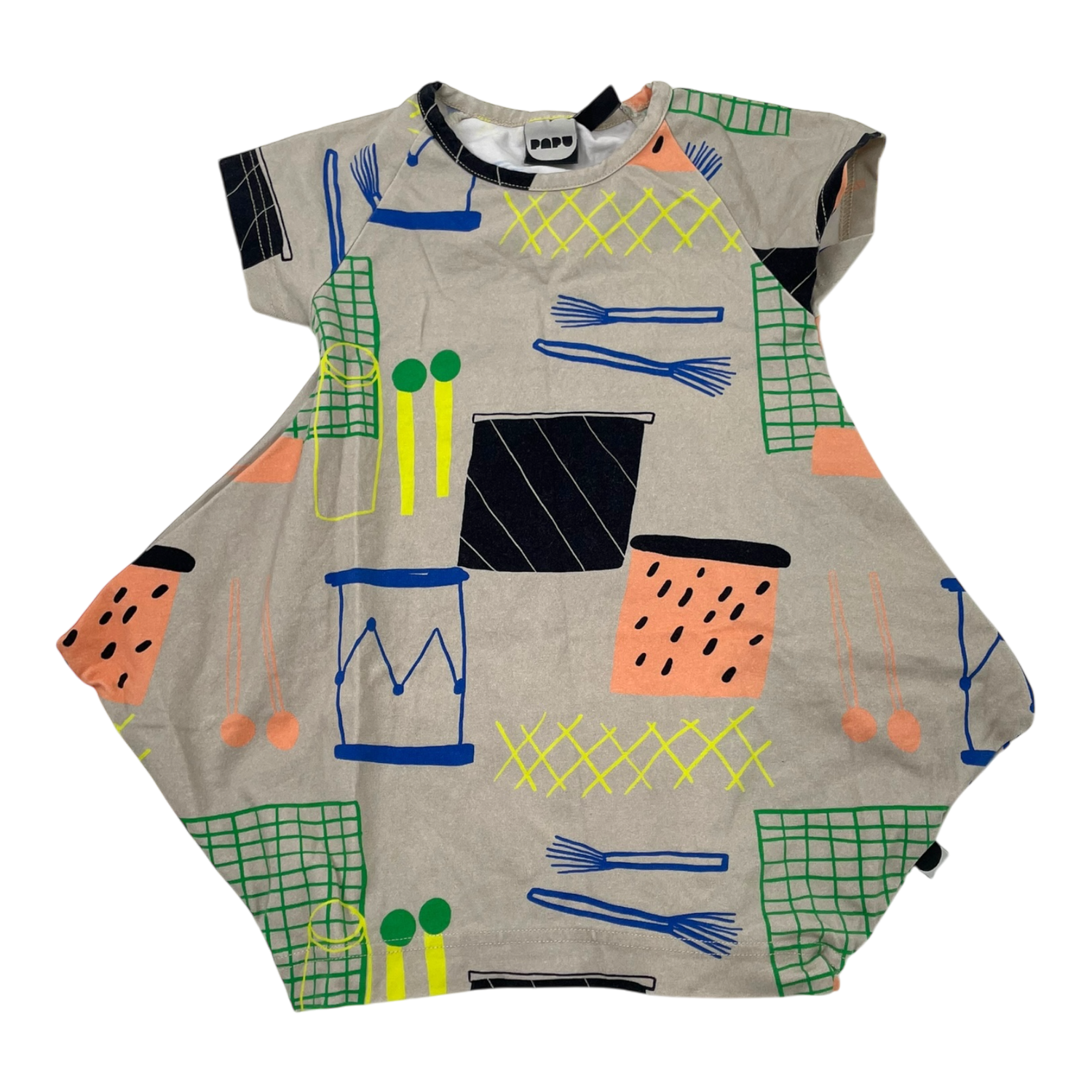 T-shirt kanto dress, figures | 74/80cm