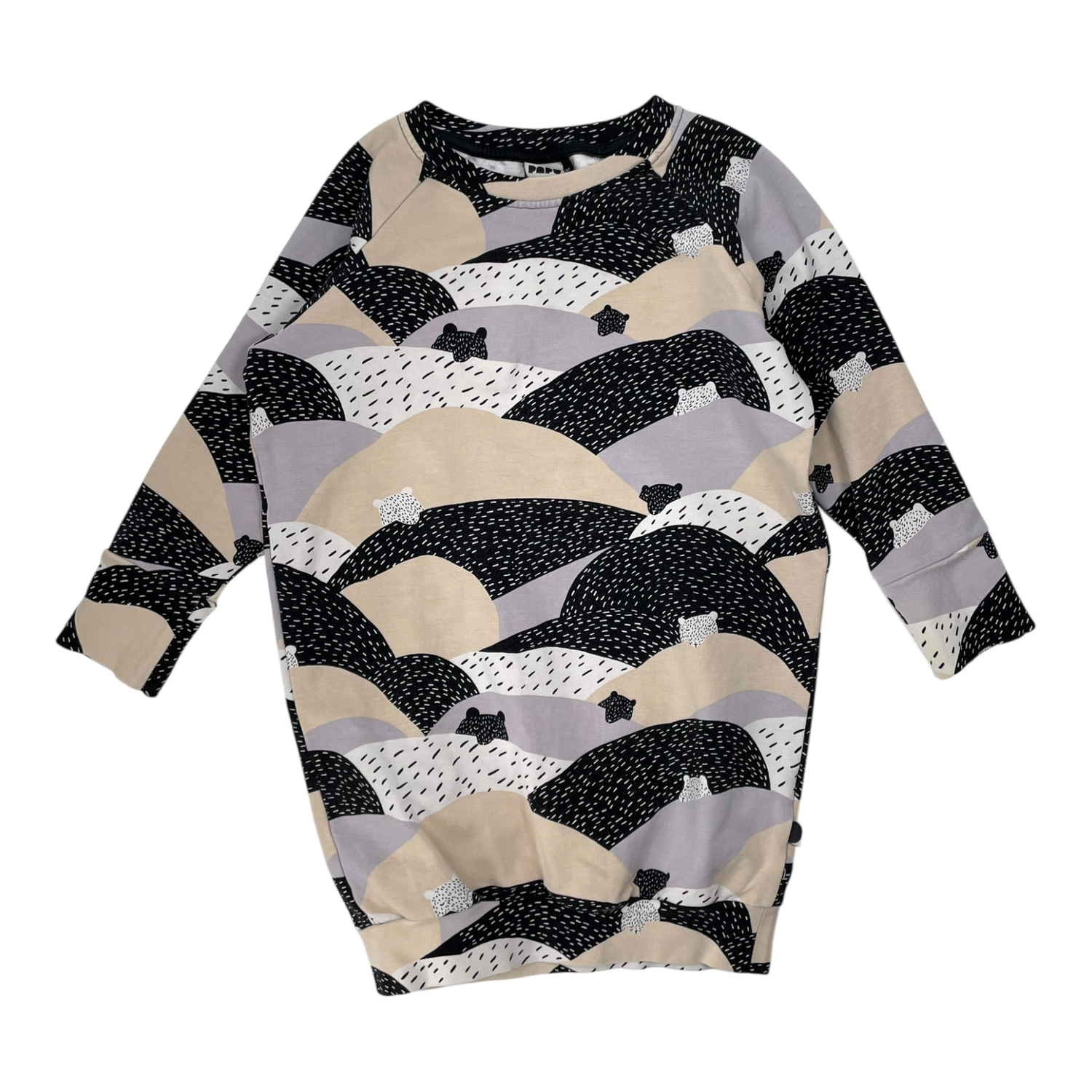 Sweat dress, bears | 98/104cm