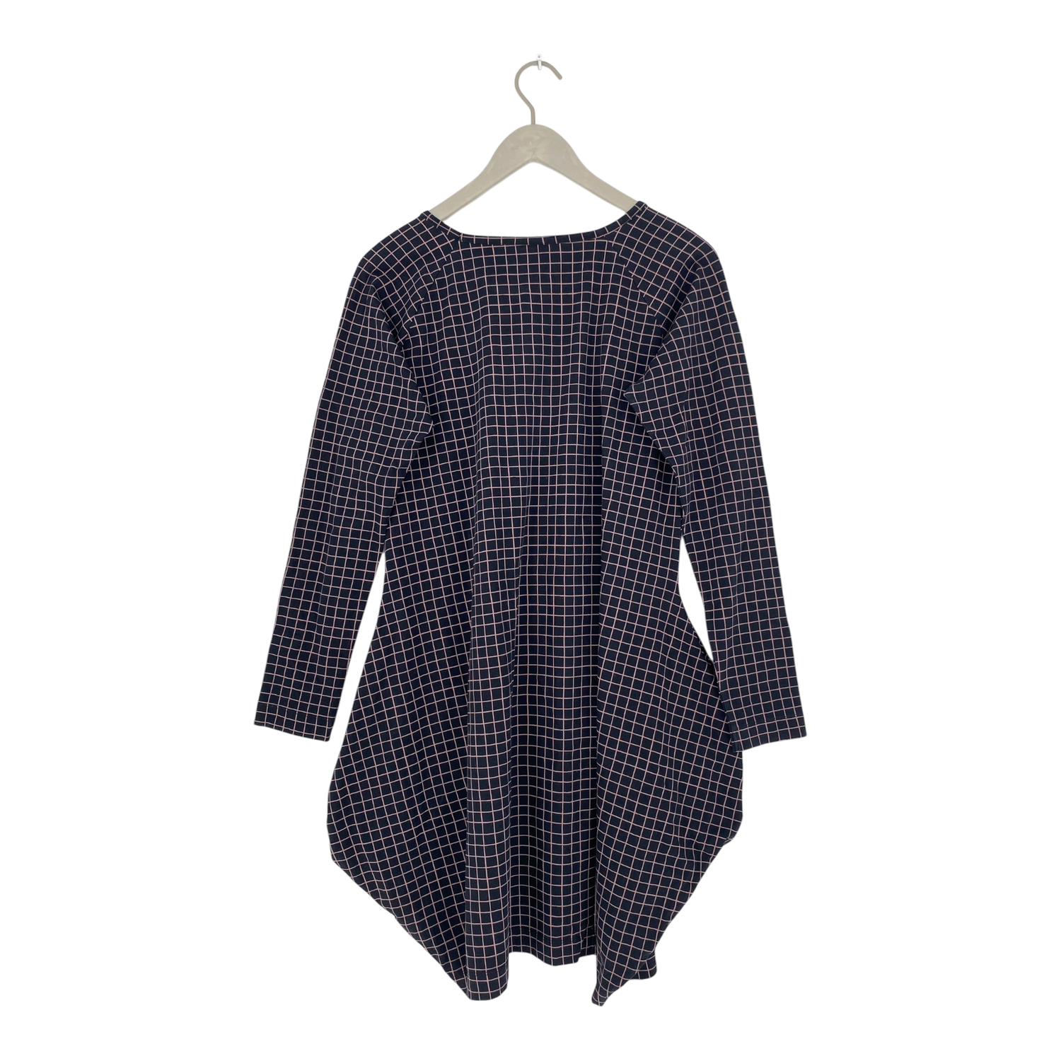 Kanto dress, brown squares | woman L