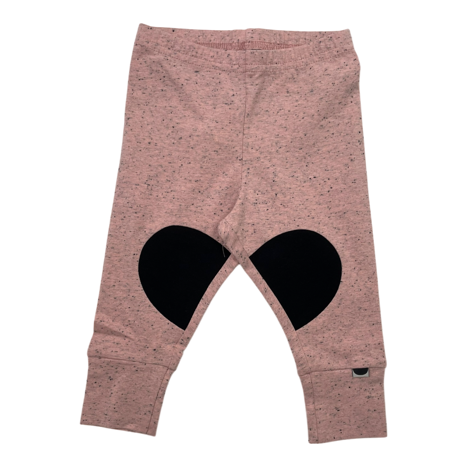 Patch leggings, pink melange | 62/68cm