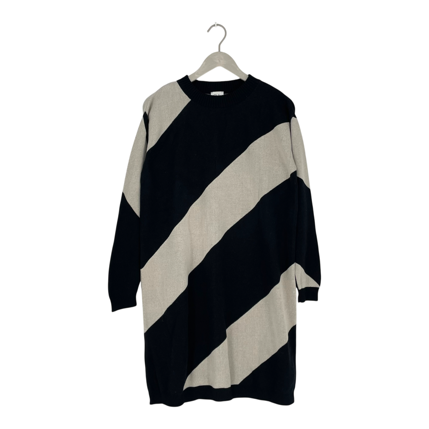 Knitted dress, stripes | woman XS/S