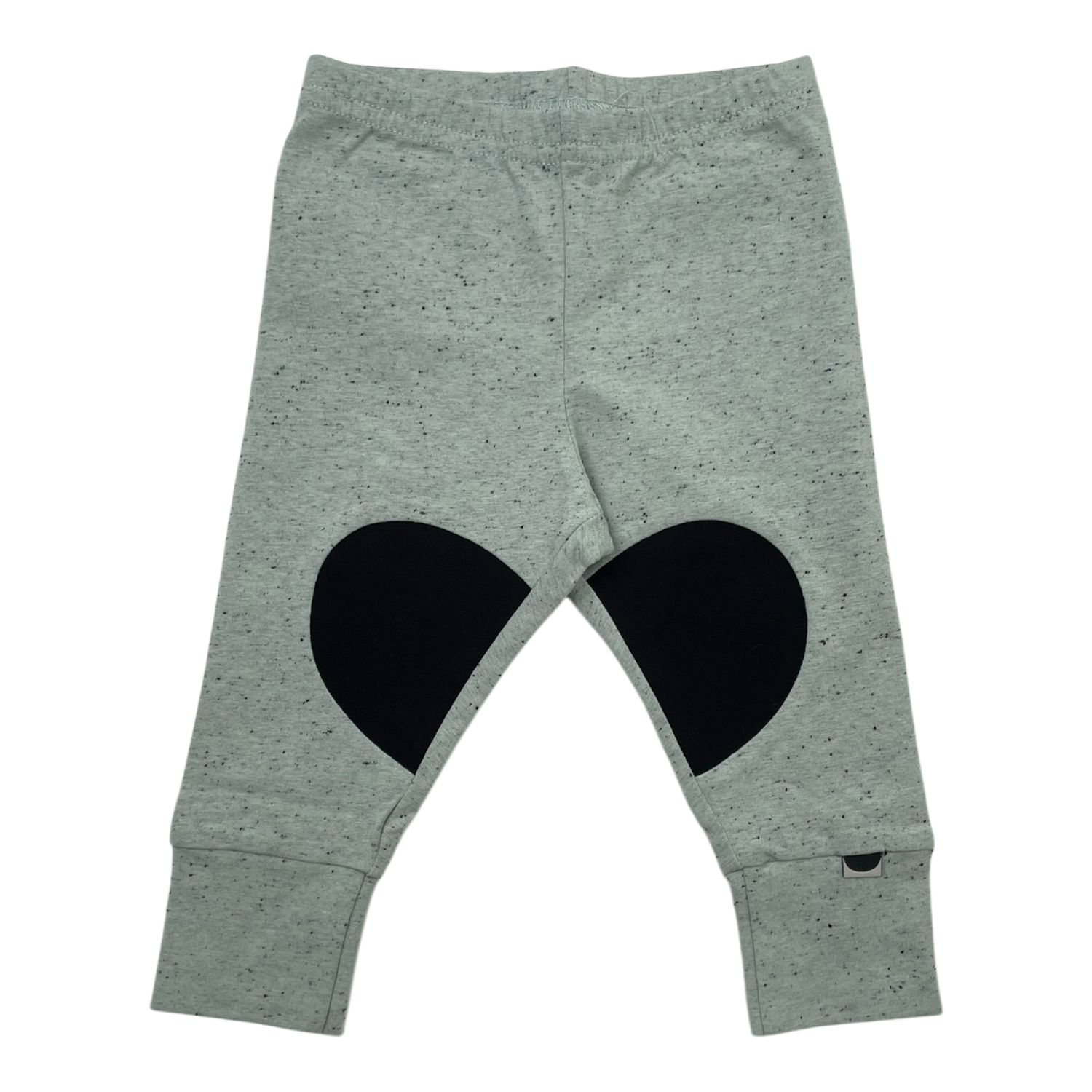 Patch leggings, mint green melange | 62/68cm