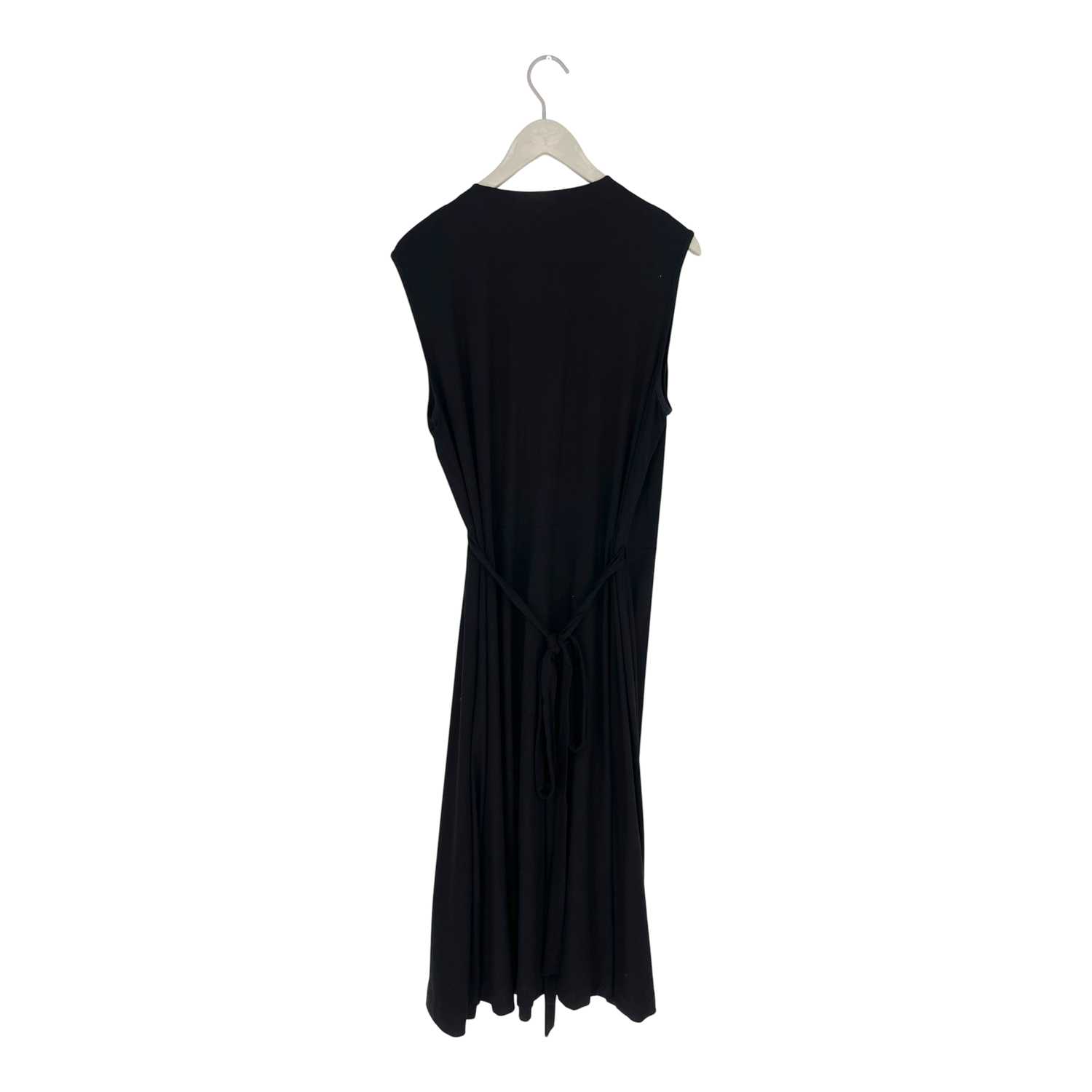 Vest wrap dress, black | woman XXL