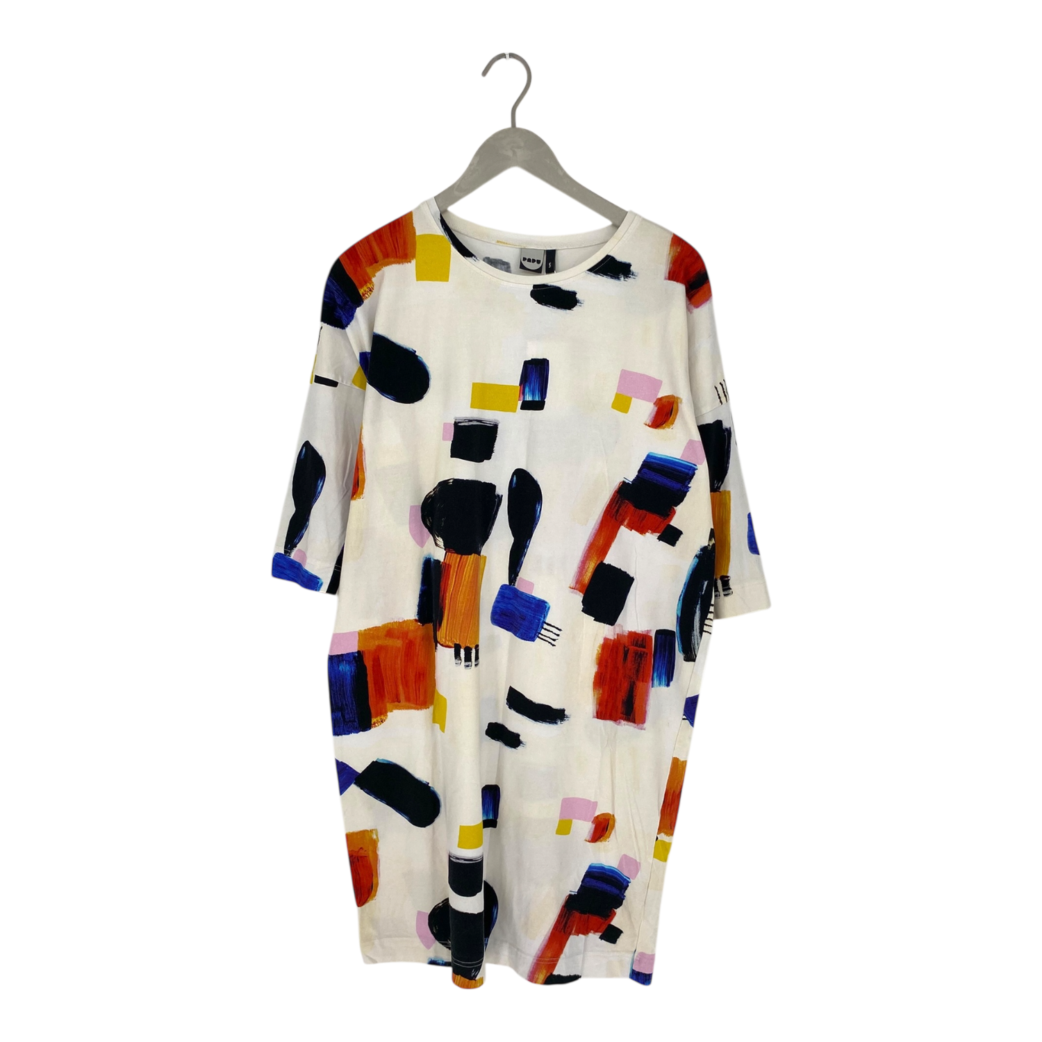 Belted tricot dress, cream | woman S