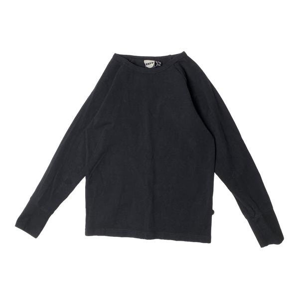 Papu patch shirt, black/grey | 122/128cm