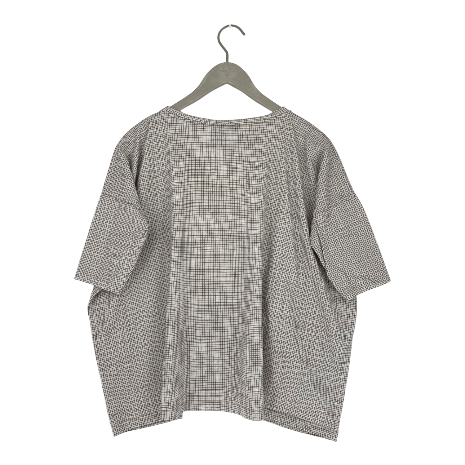 Patch t-shirt, grid | woman XS