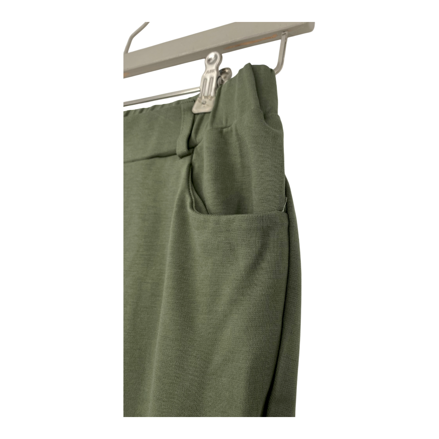 Cropped sweatpants, moss green | woman M