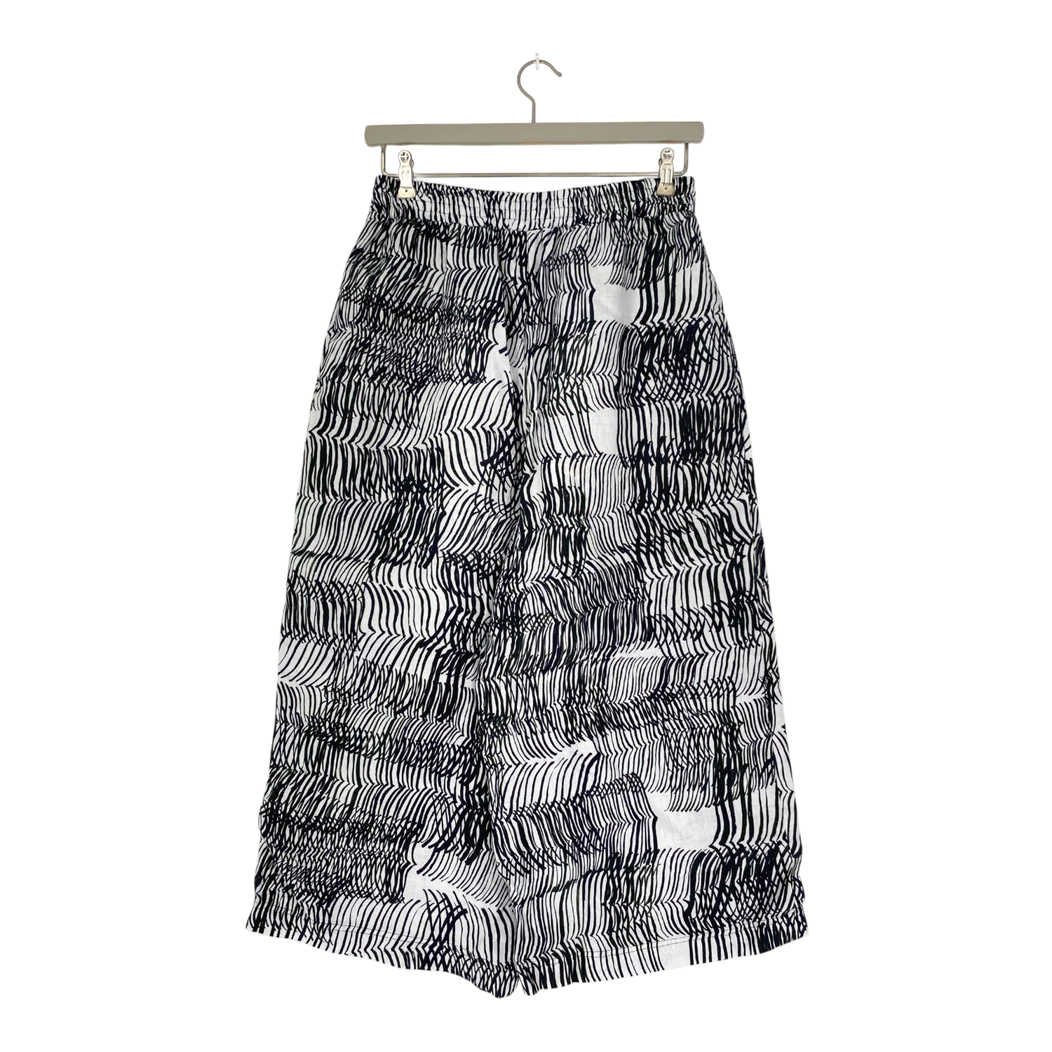 Linen culottes, sound waves | woman M