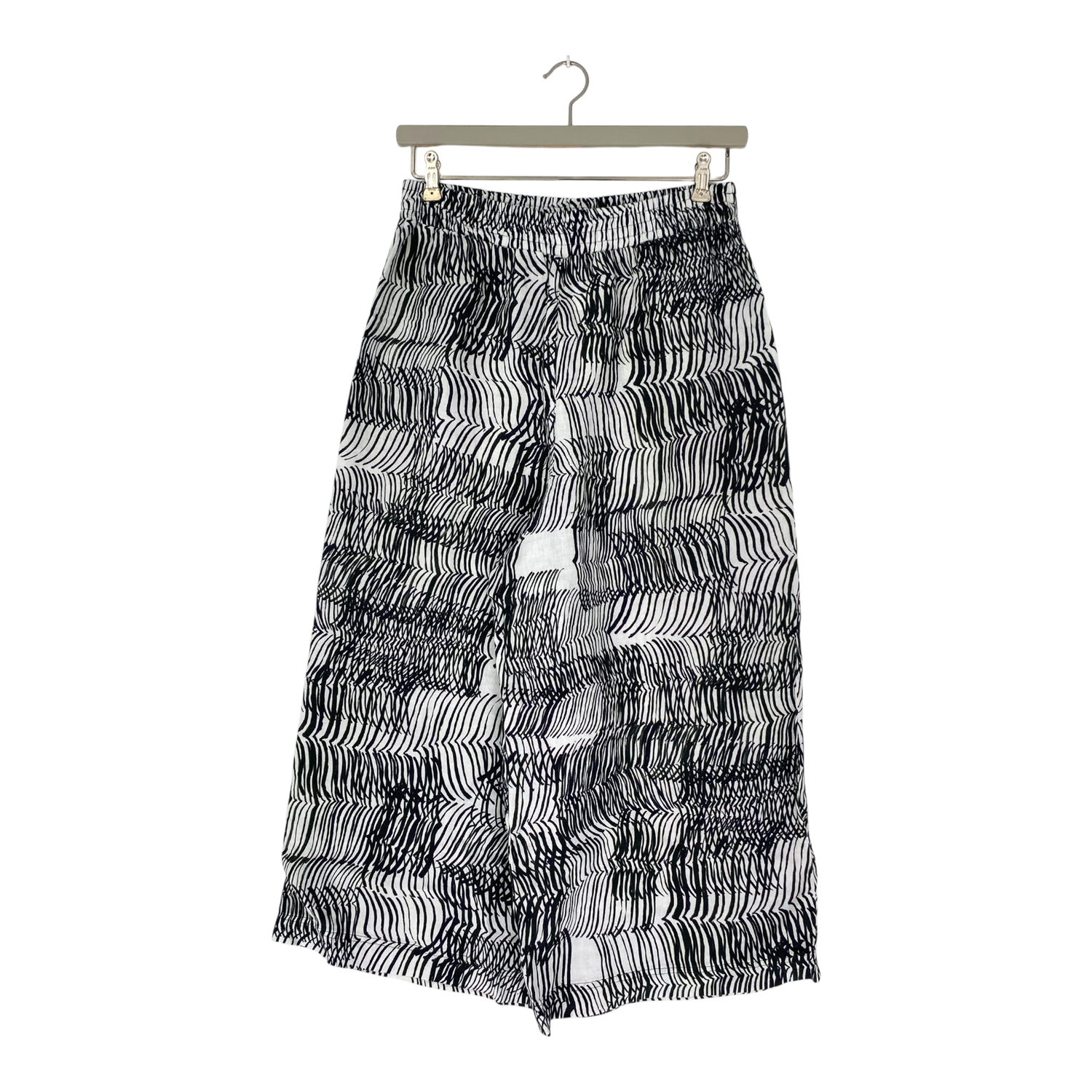 Linen culottes, sound waves | woman M
