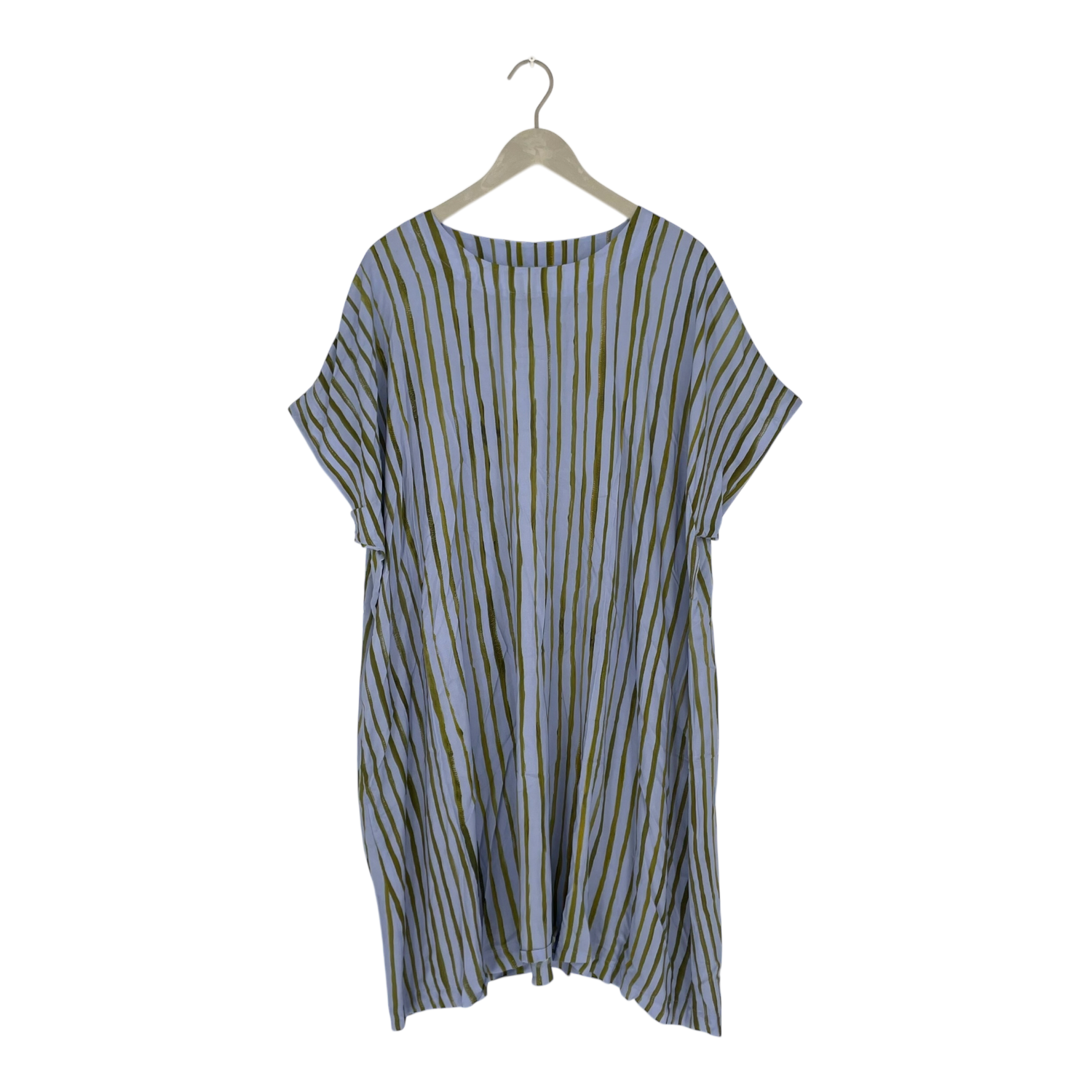 Boxy dress, stripes | woman XL