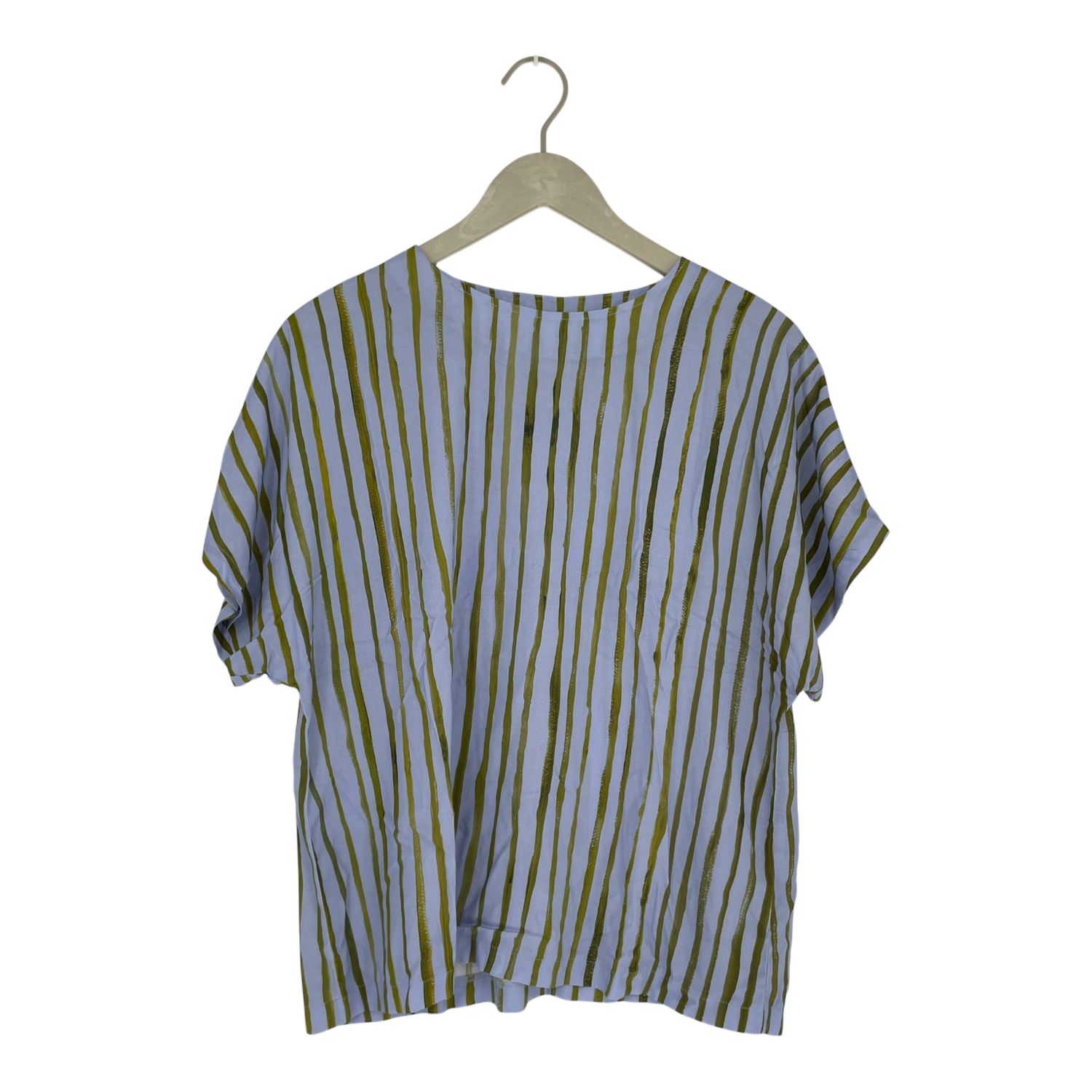 Boxy shirt, stripes | woman S
