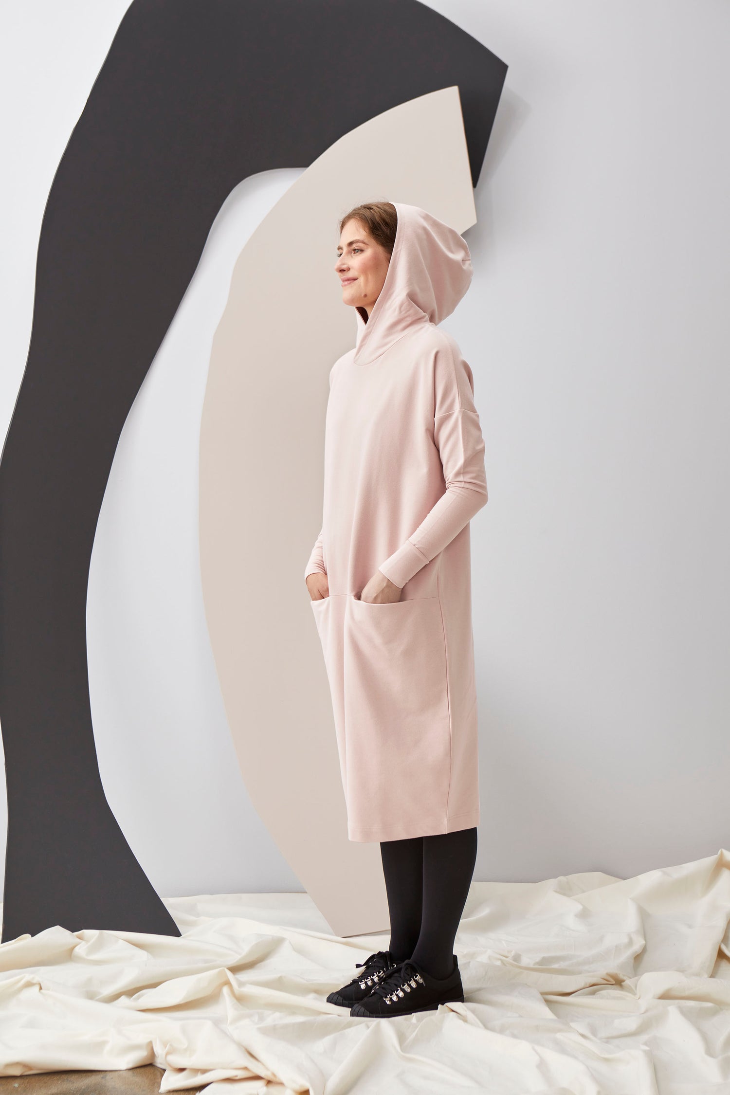 GIANT HOODIE -mekko, Rose