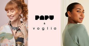 Kaksi kotimaista brändiä Papu Design ja Voglia yhdistävät voimansa syksyn myyntiin