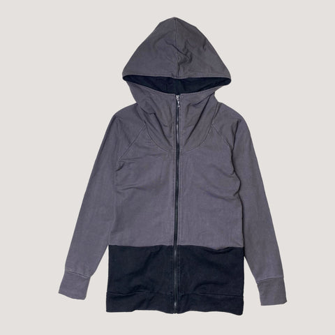Papu hoodie, grey/black | woman XS