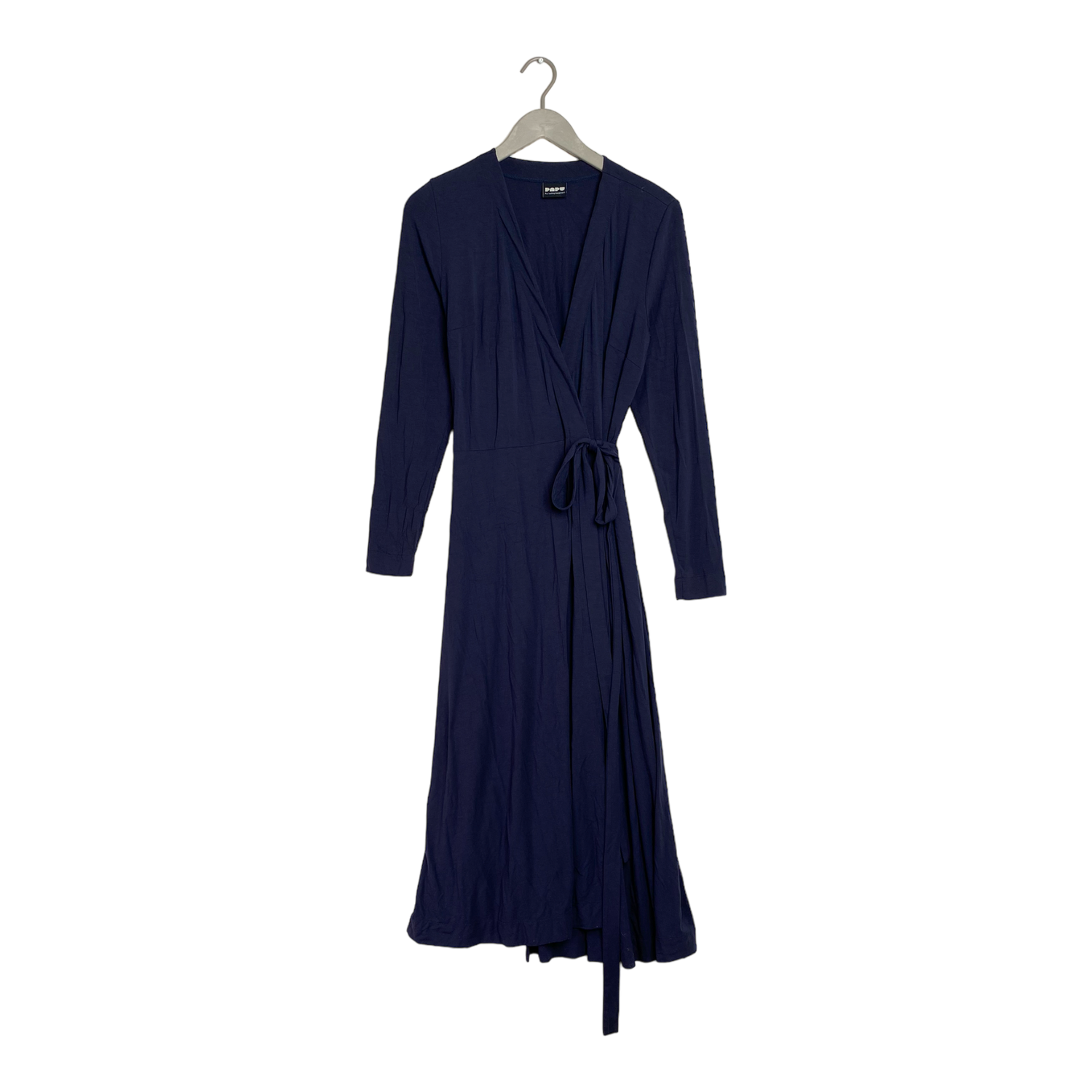 Papu belted wrap dress, midnight blue | woman M