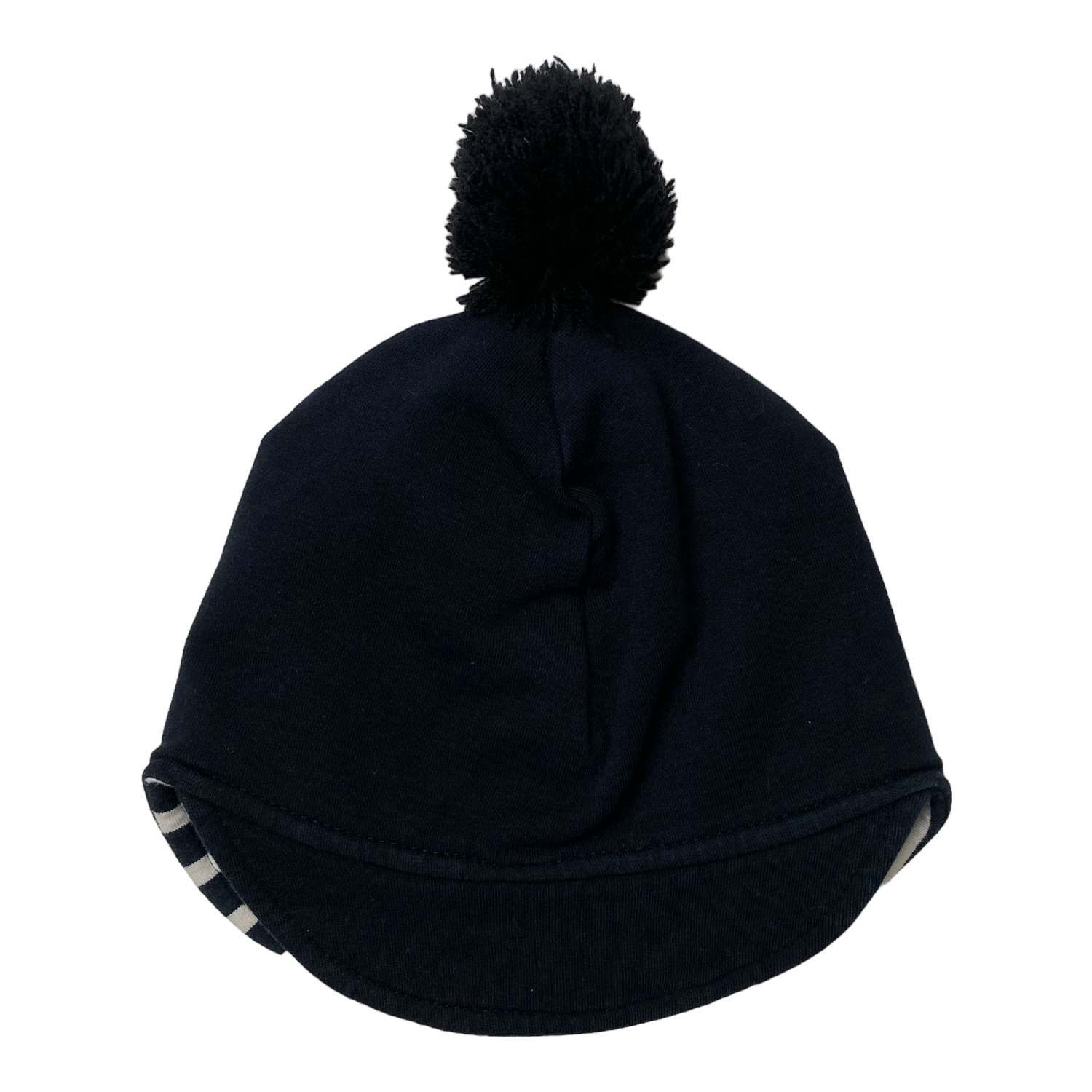 Papu beanie with a cap, black | 42/46cm