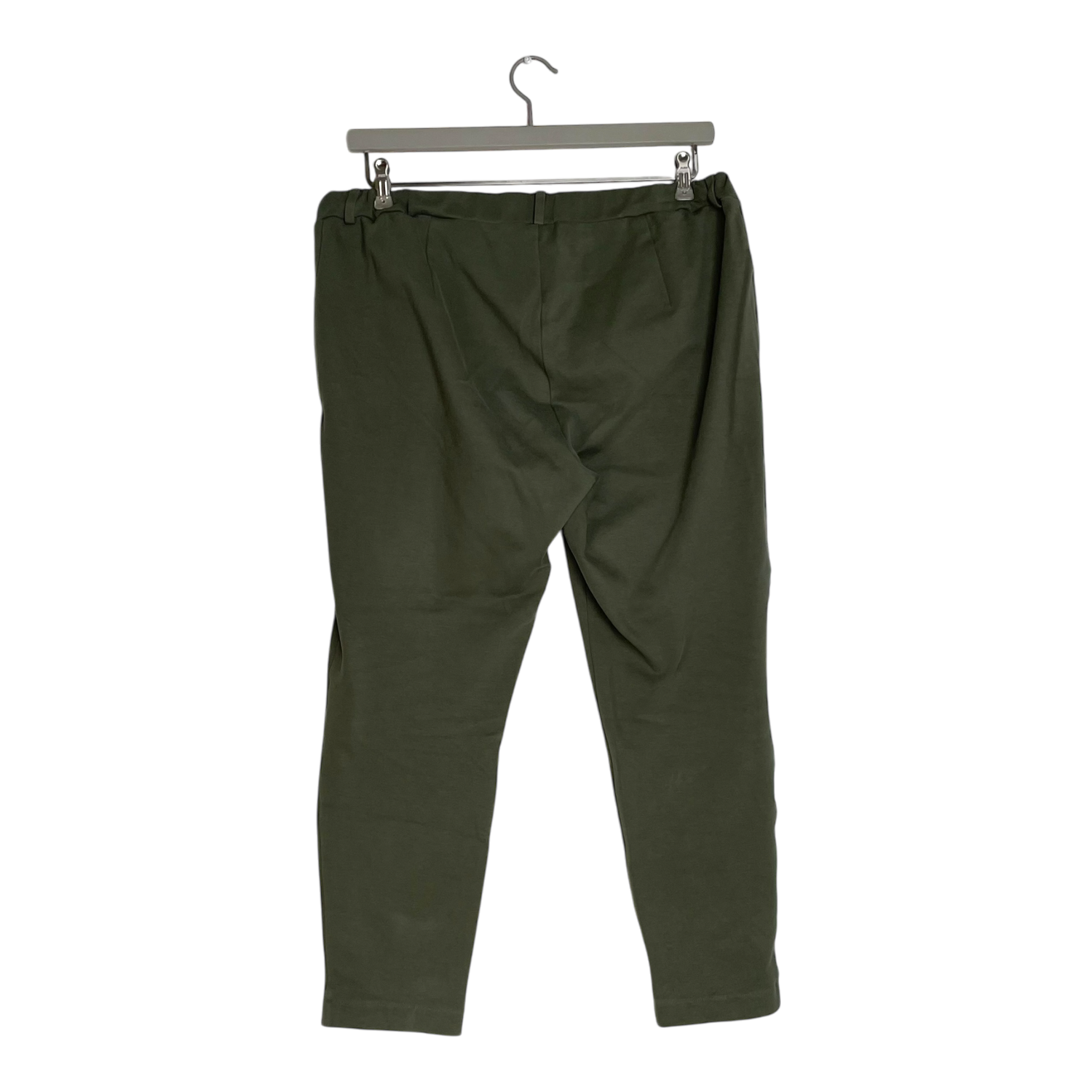 Cropped sweatpants, moss green | woman XL