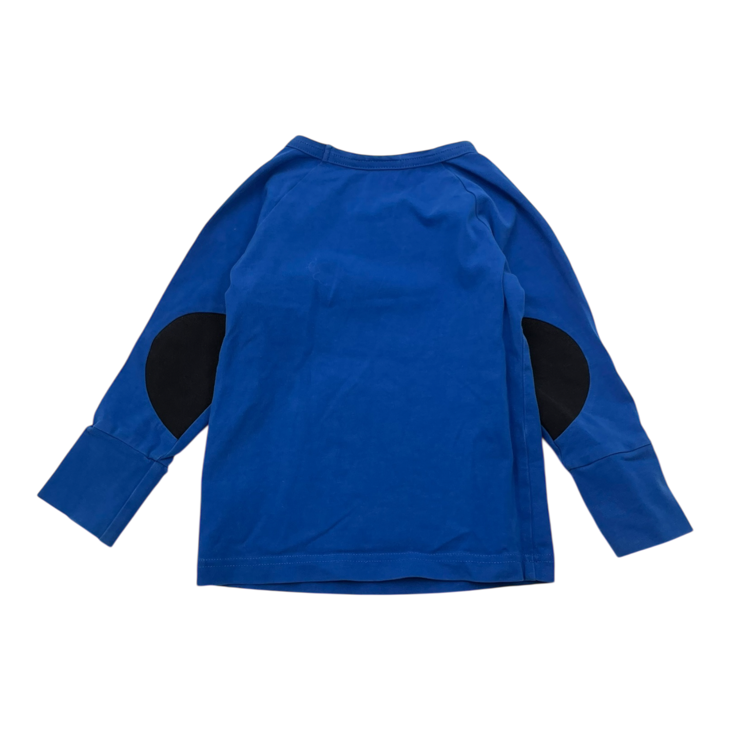 Patch shirt, blue | 74/80cm
