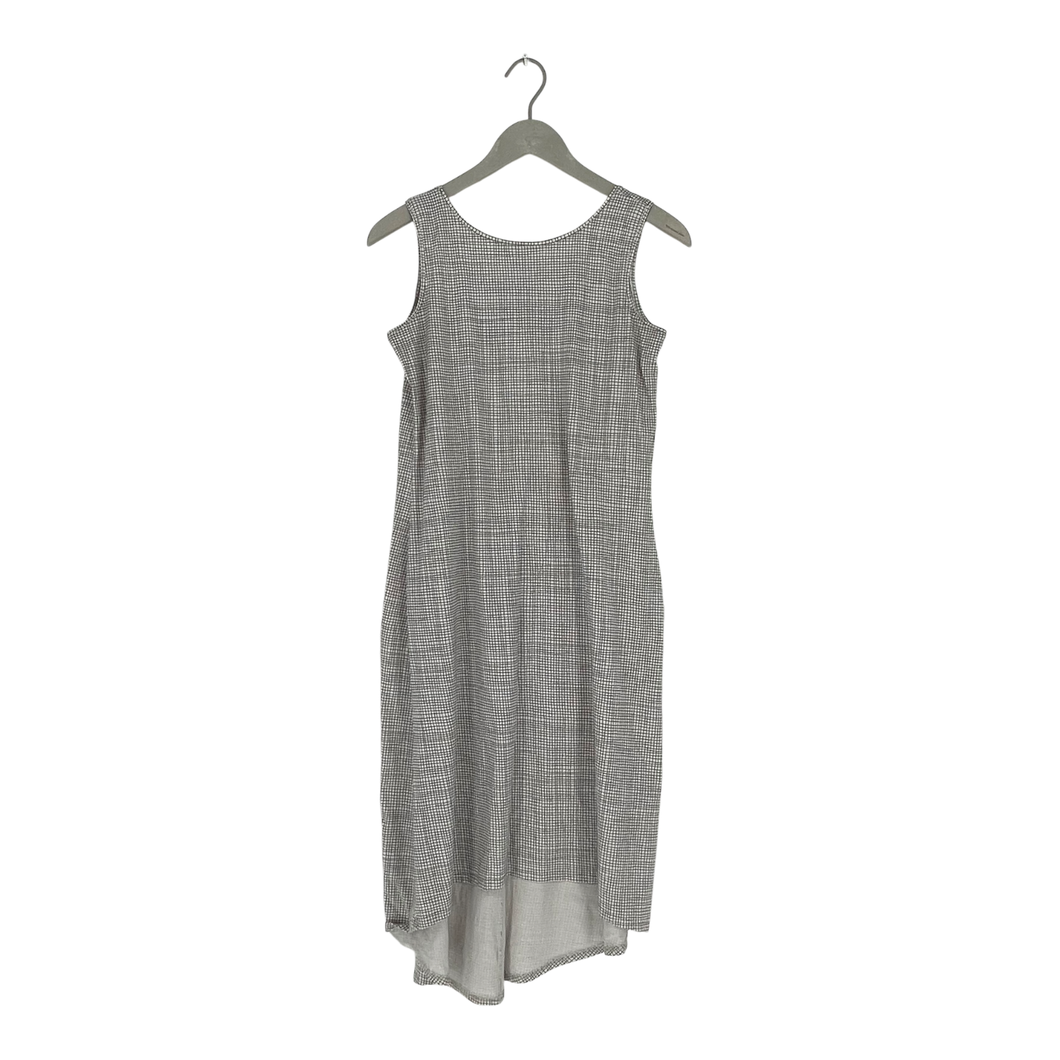 Sleeveless dress, grid | woman S