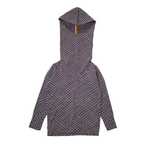 Papu sweat hoodie, grid | 122/128cm