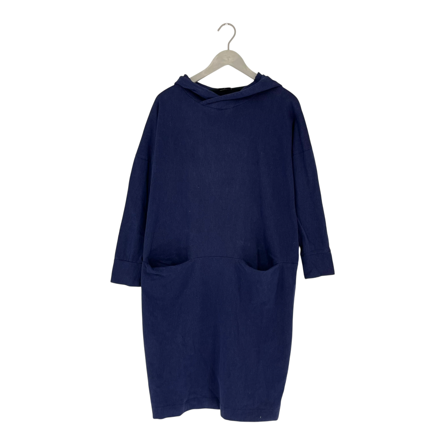 Giant hoodie dress, midnight blue | woman M