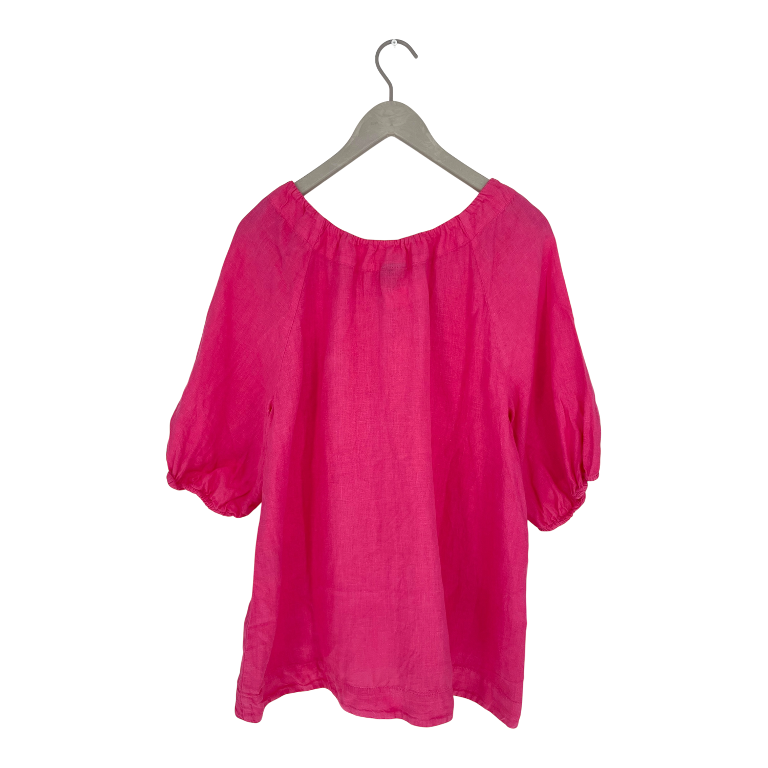 Pouch linen shirt, pink | woman M