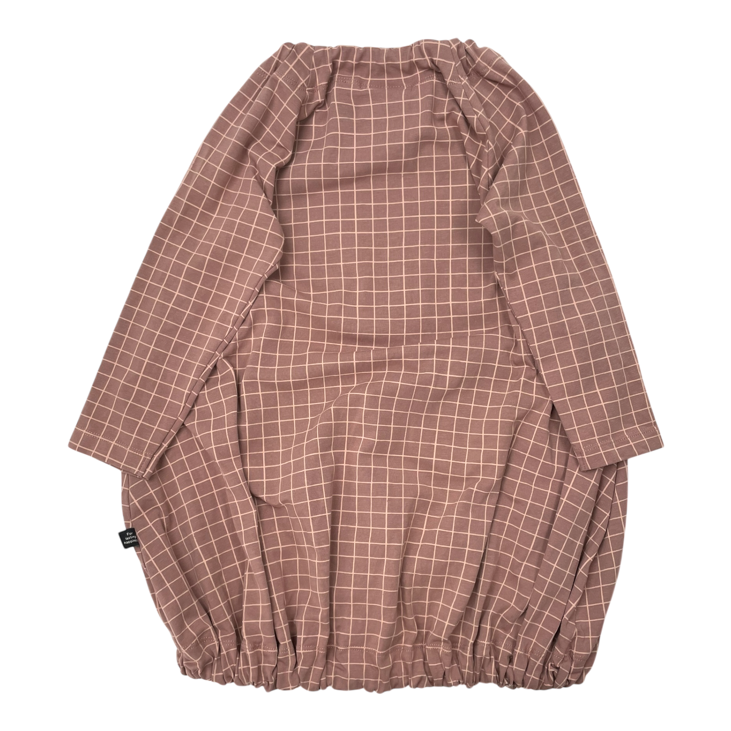 Pouch dress, squares | 86/92cm