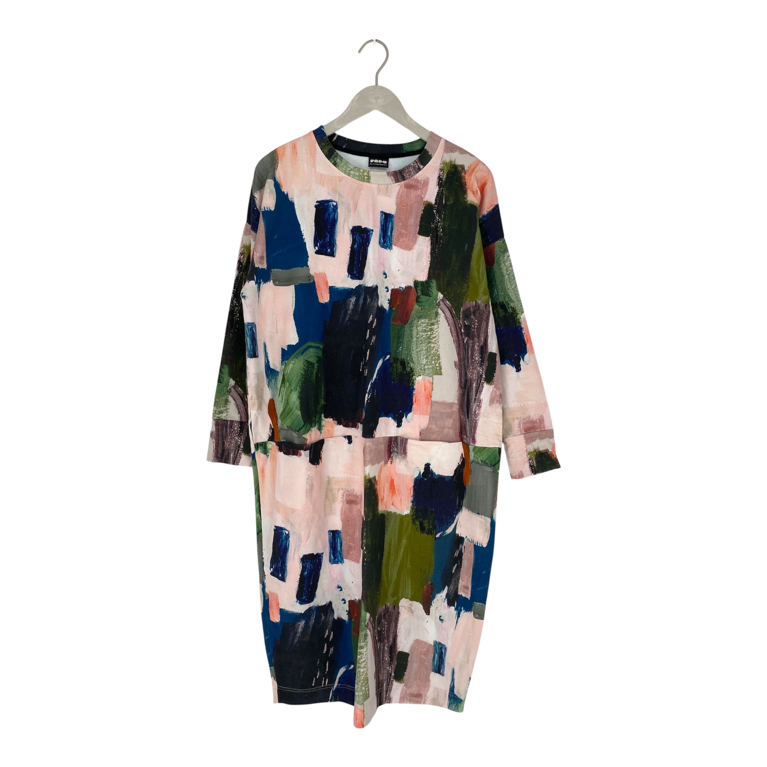 Giant split dress, watercolor | woman S