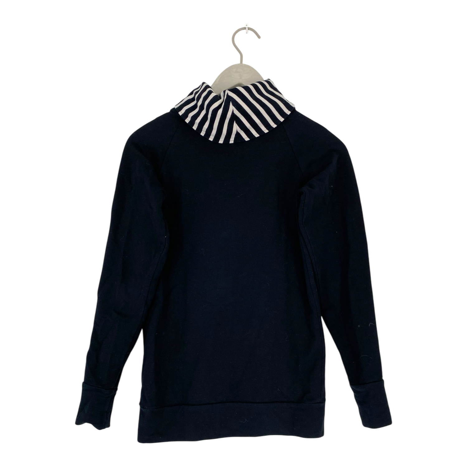 Button hoodie, black | woman XS