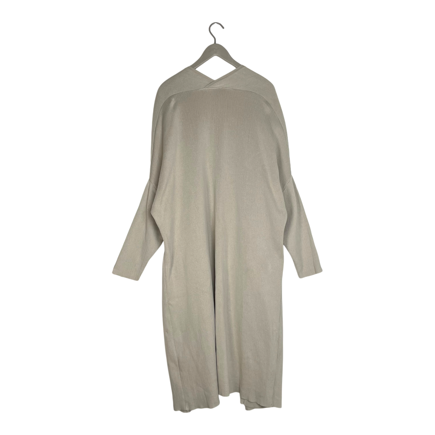 Long split cardigan, almond | woman M/L