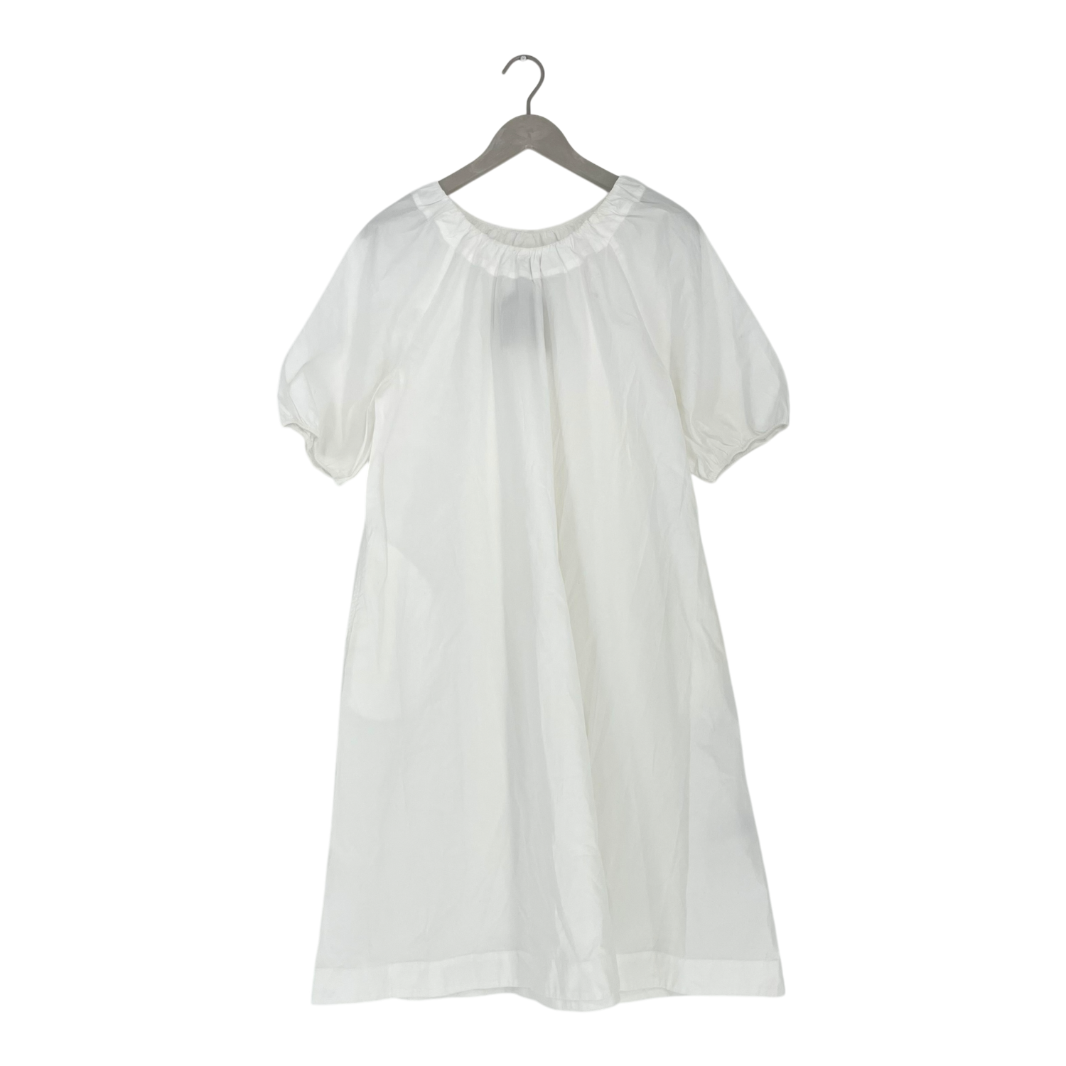 Pouch dress, white | woman M