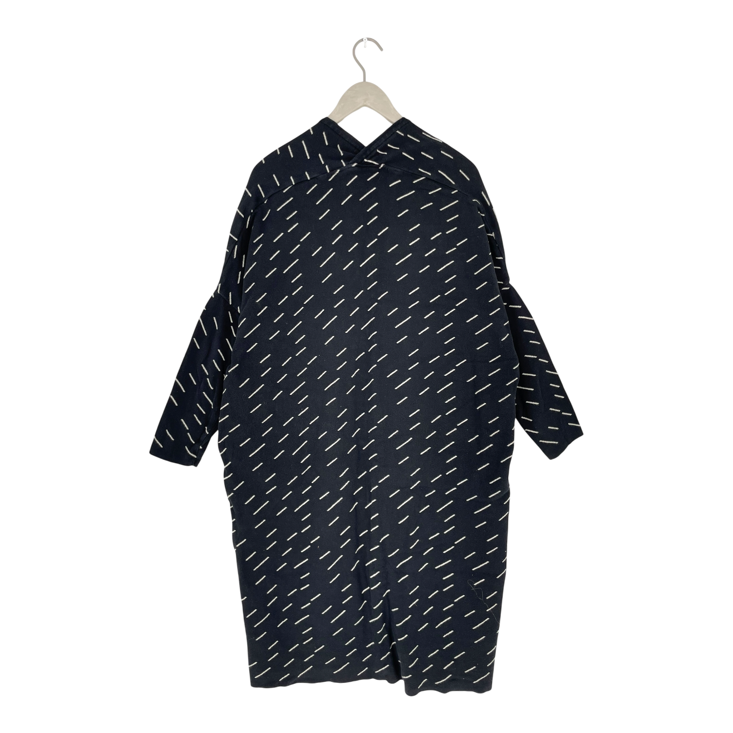 Long split cardigan, stiripes | woman M/L