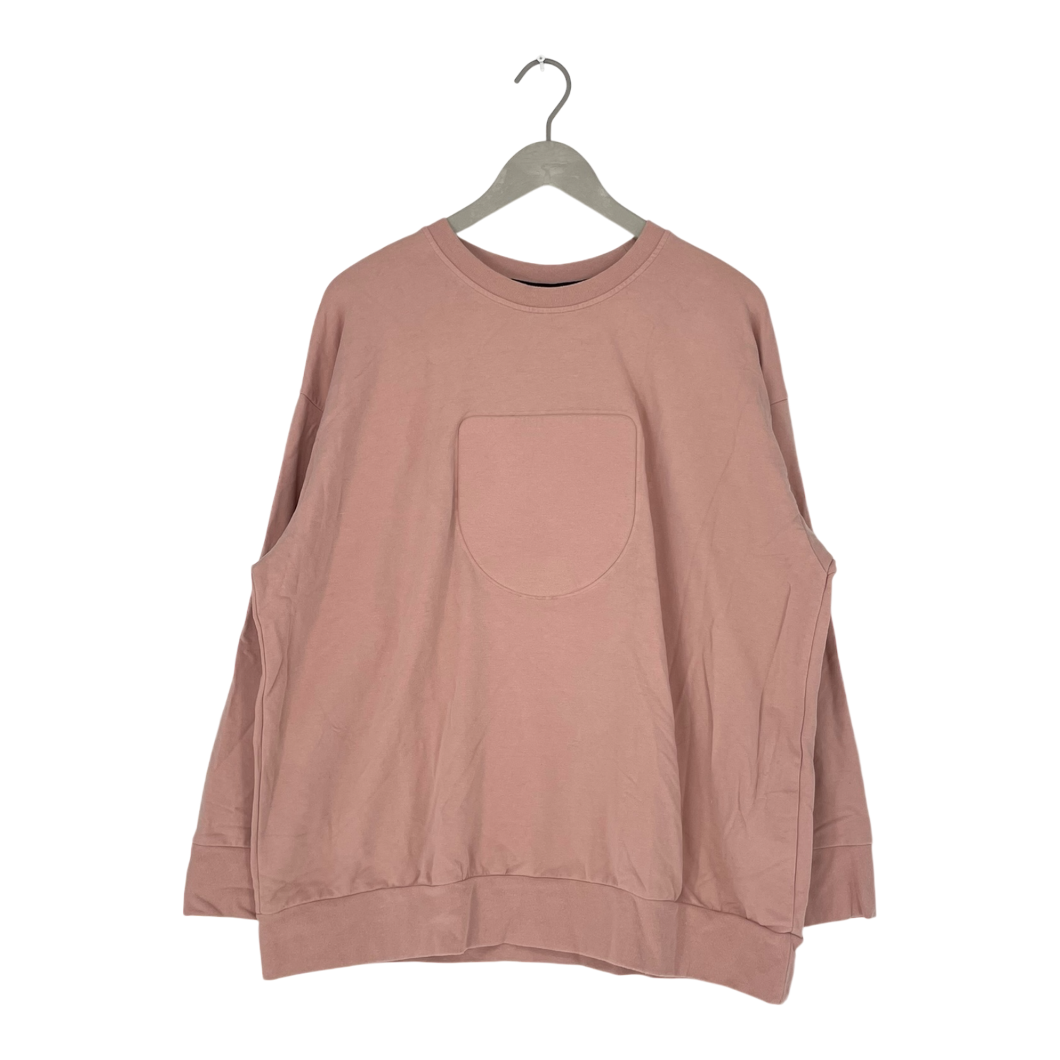 Logo sweatshirt, light pink | woman XL