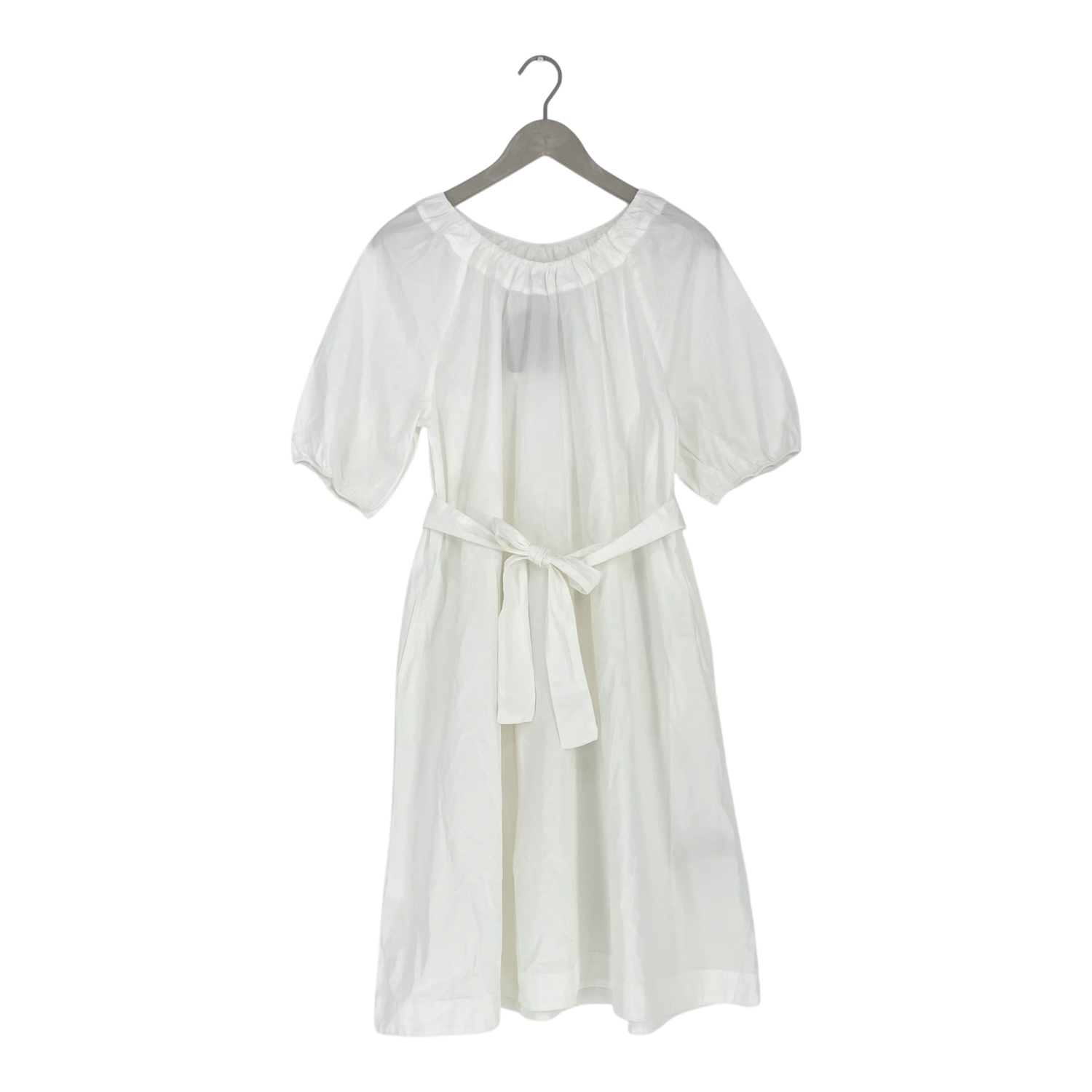 Pouch dress, white | woman M