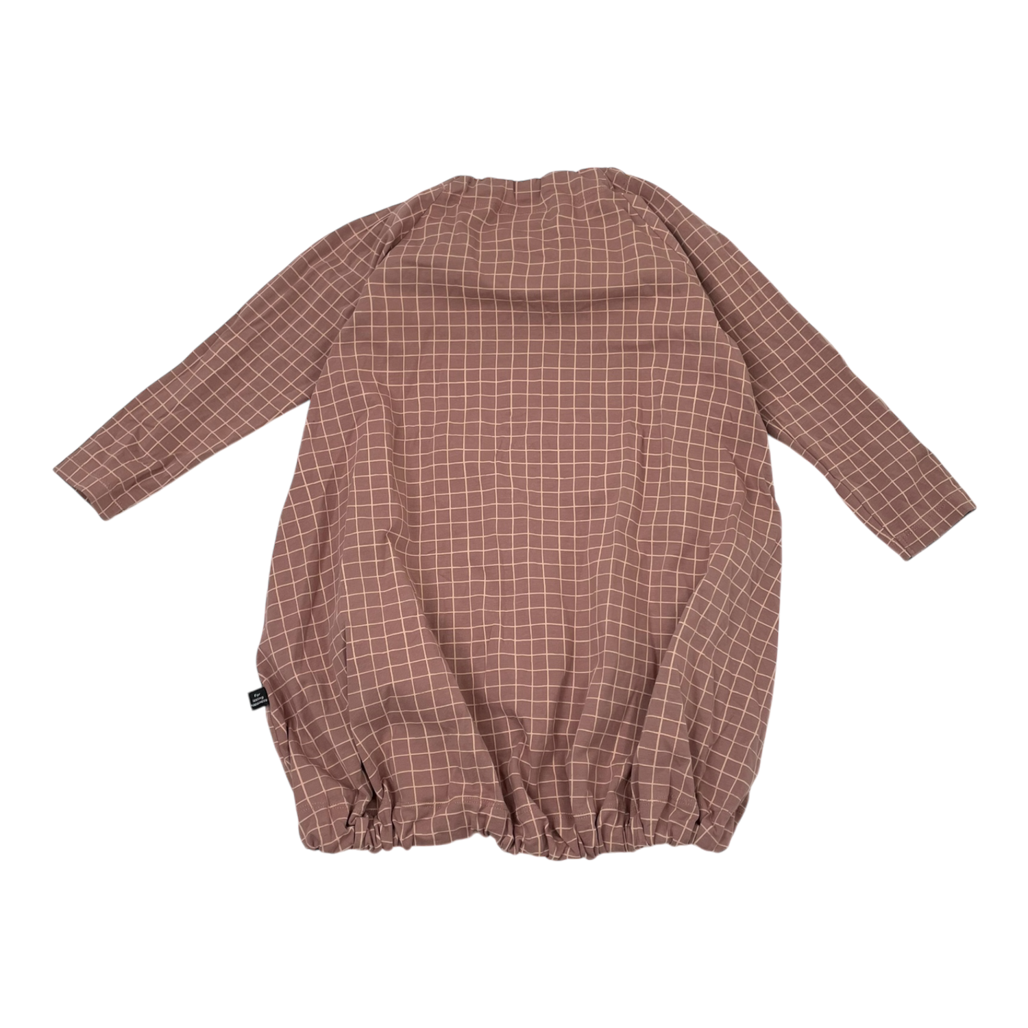 Pouch dress, squares | 98/104cm
