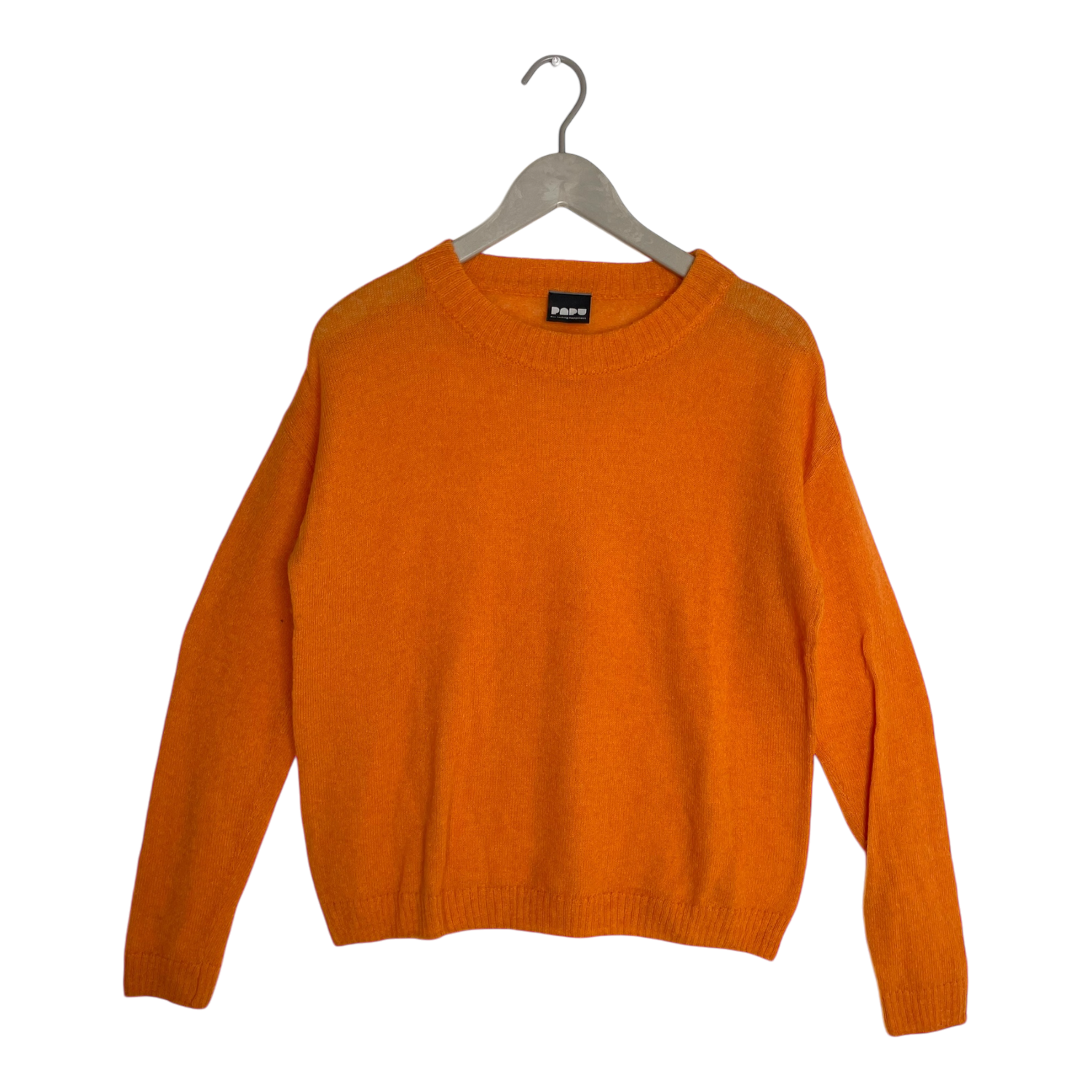 Knitted sweater, orange | woman XS/S